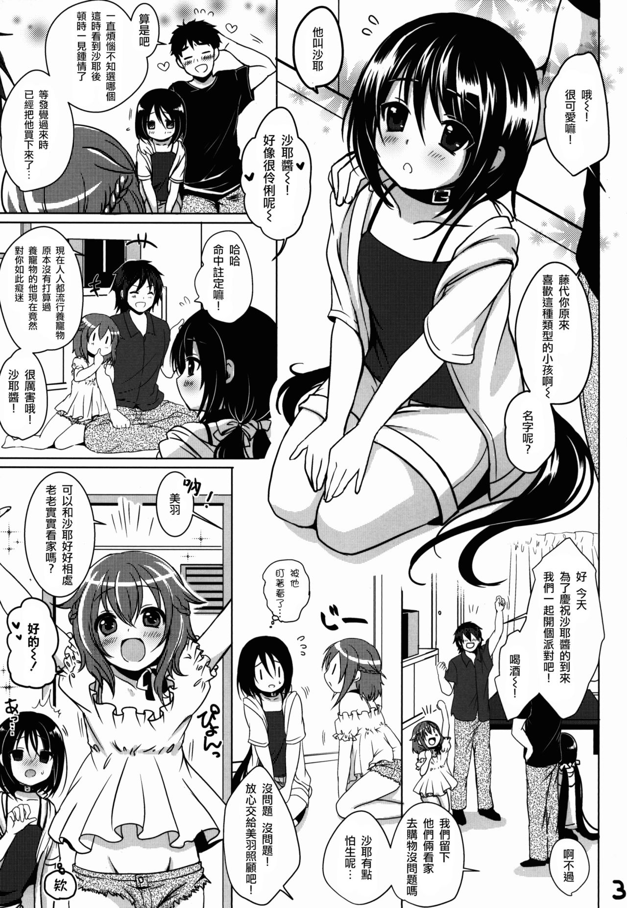 (C86) [Kakukonoka (Menoko)] Pet Life [Chinese] [瑞树汉化组] page 4 full
