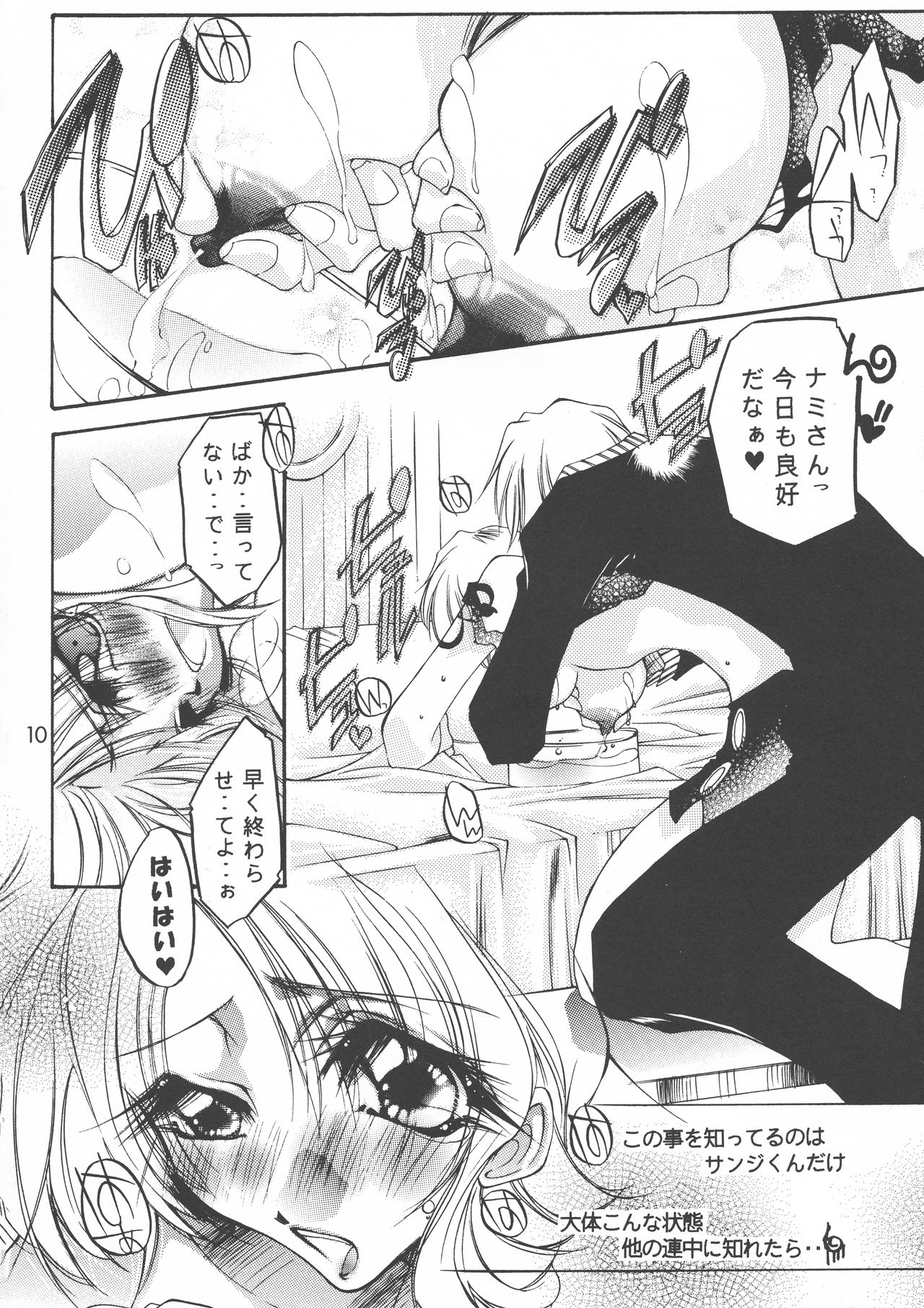 [Himuro DOLL (Narumi*Reimu)] Sweet Milk Secret (ONE PIECE) page 9 full