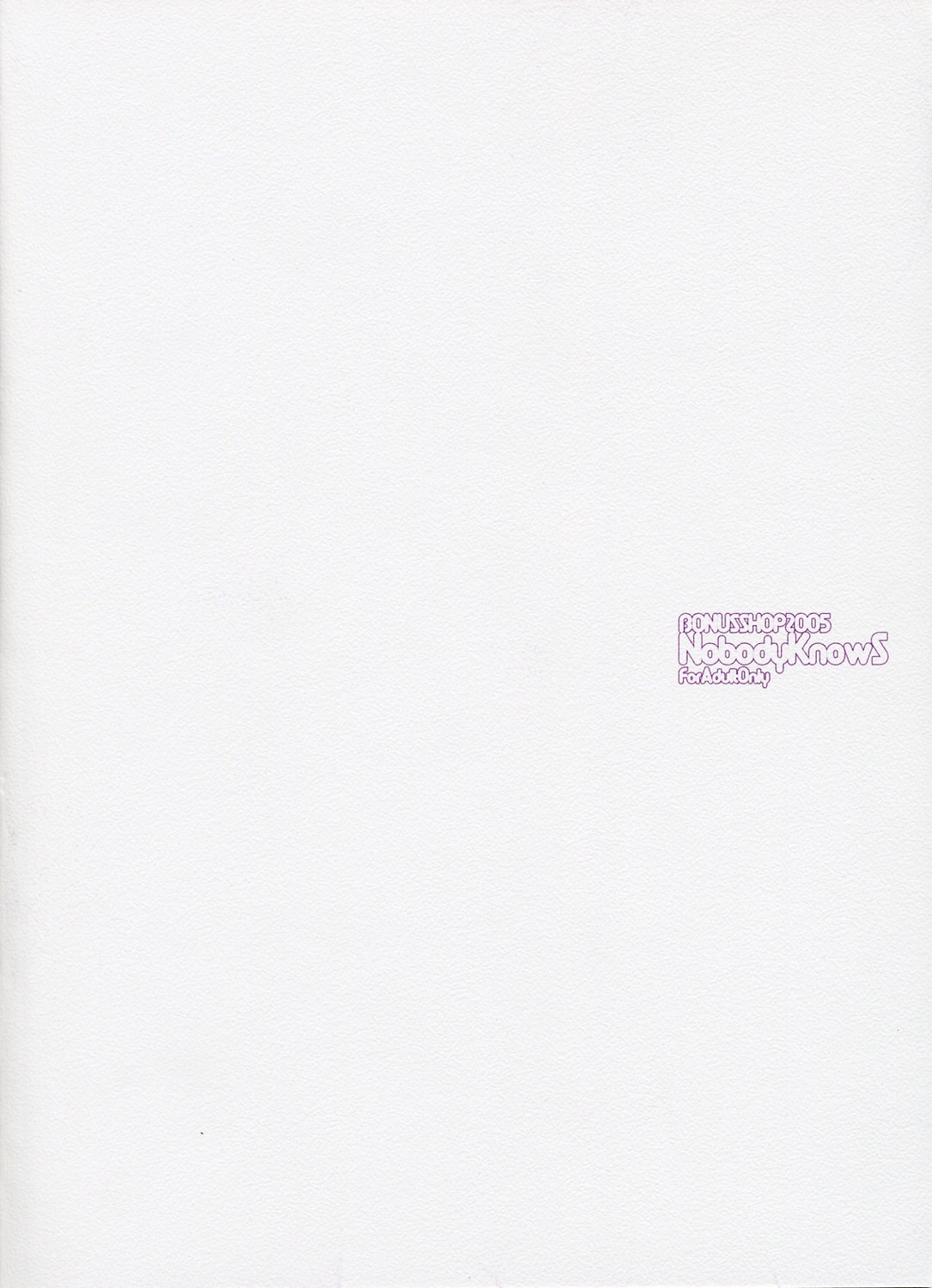 (SC29) [Bonusshop (Hiraki Naoru)] NobodyKnowS (He Is My Master) page 18 full