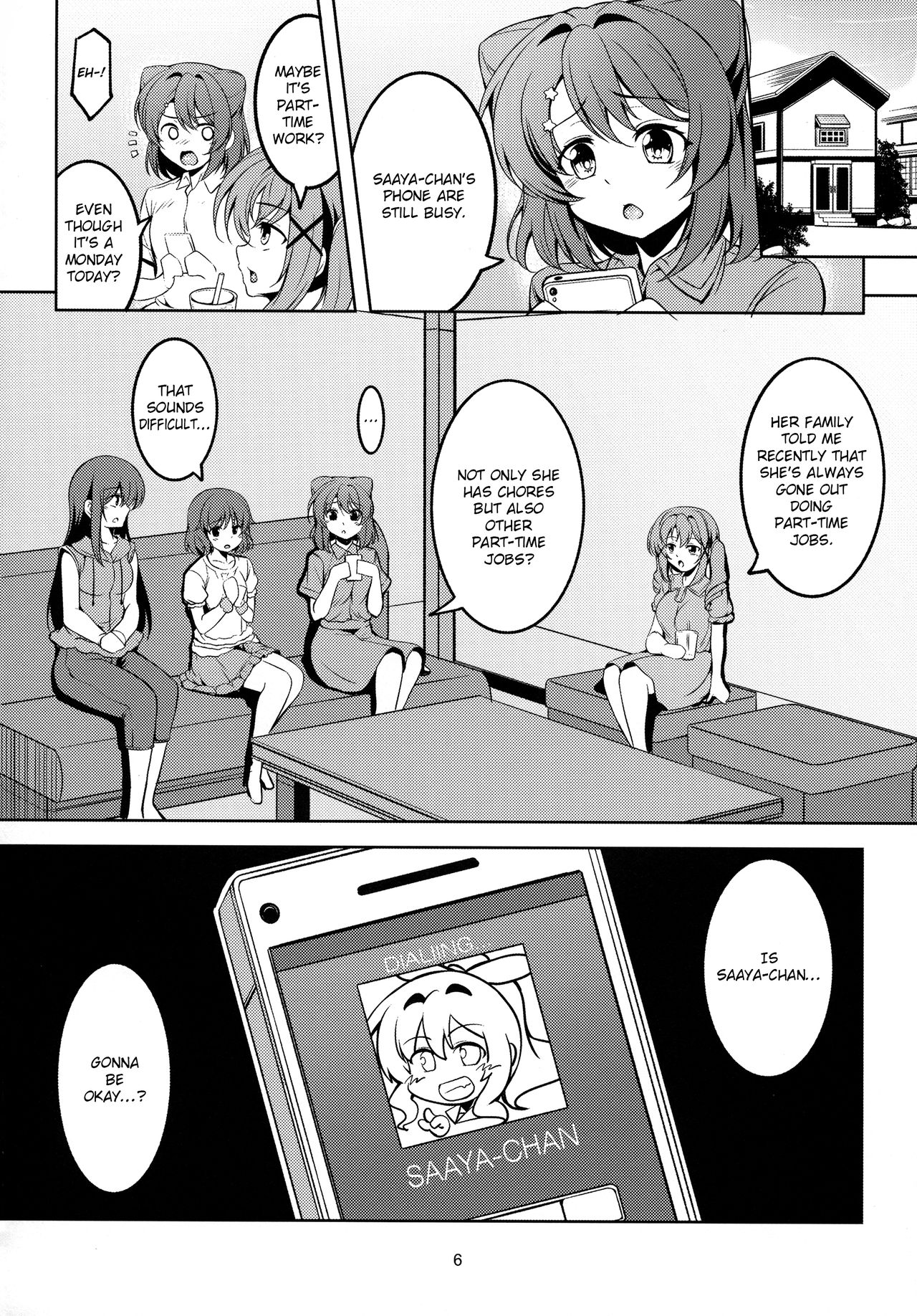 (COMIC1☆12) [WindArTeam (WindArt)] Enkou JK Yamabuki Saaya (BanG Dream!) [English] [obsoletezero] page 7 full