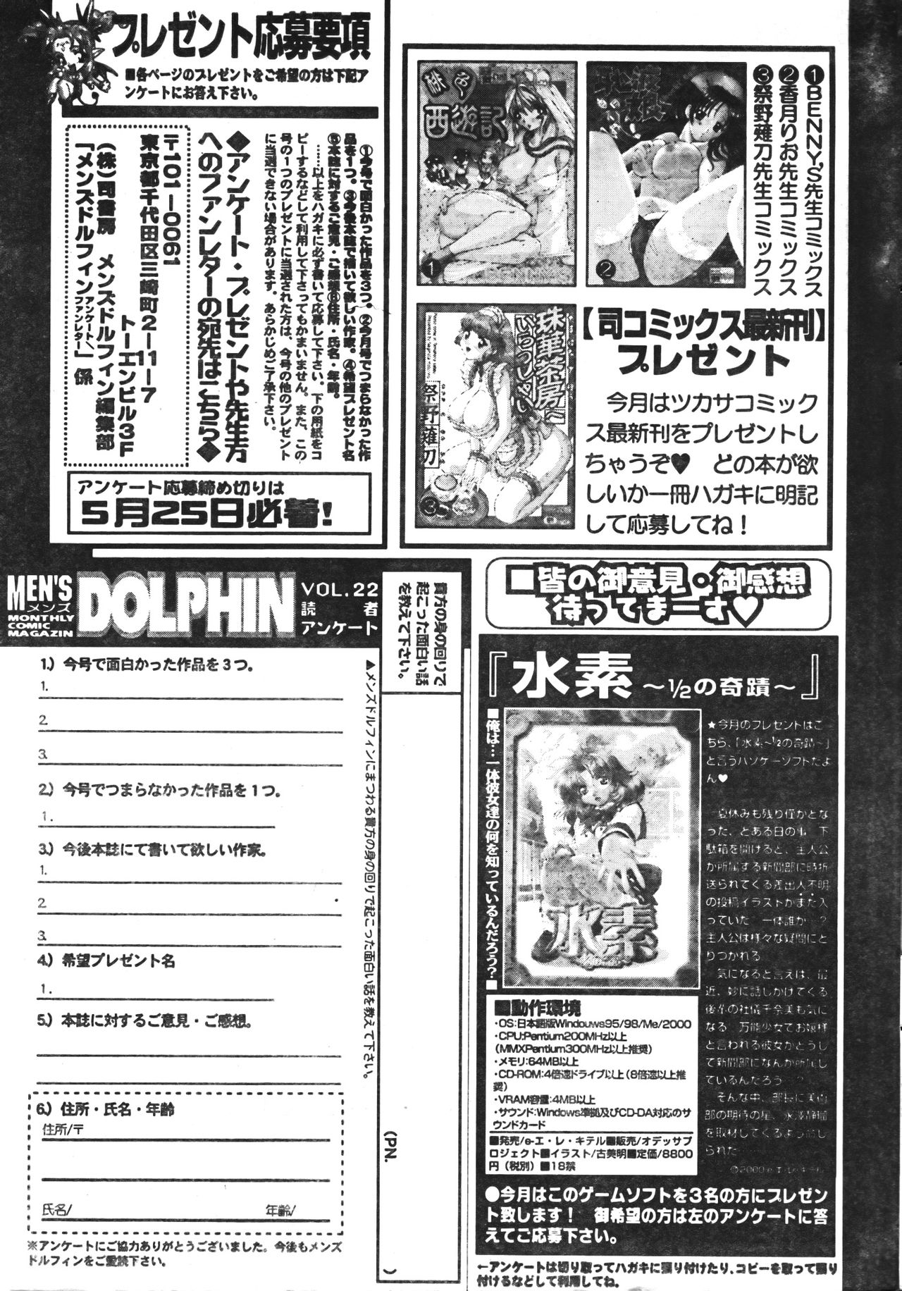 Men's Dolphin 2001-06-01 Vol.22 page 201 full