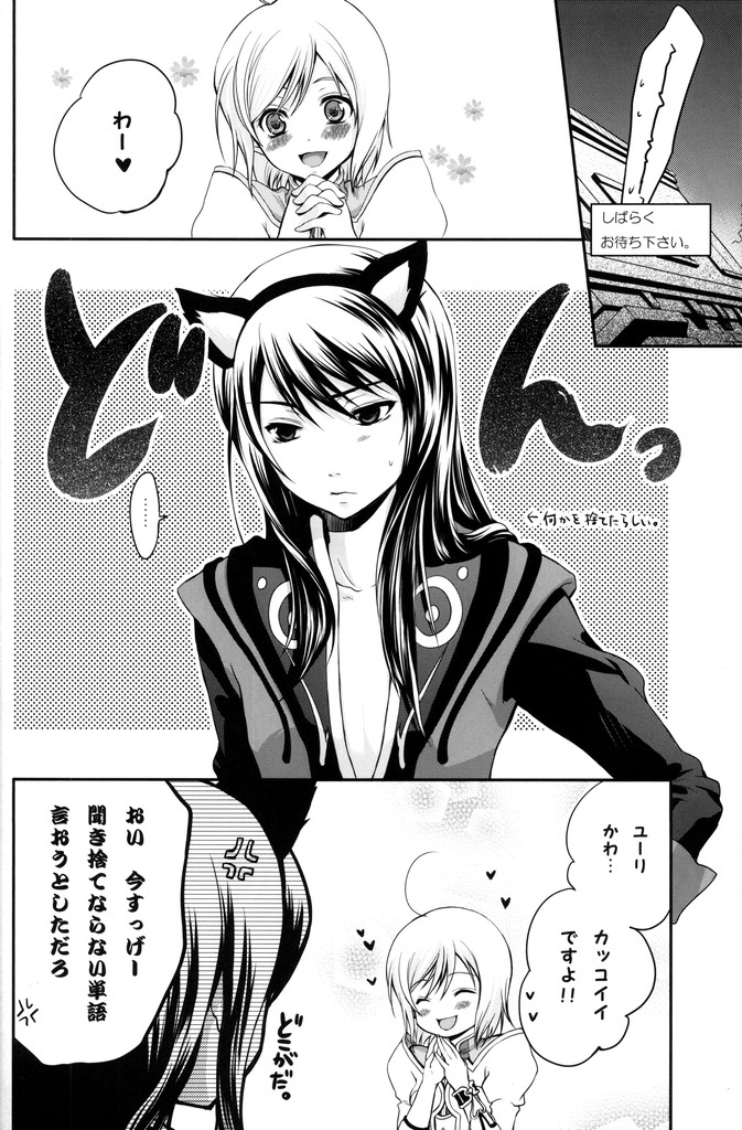 (C75) [Holiday School (Chikaya)] Kuro Ookami ni Kiwotsukete! (Tales of Vesperia) page 11 full
