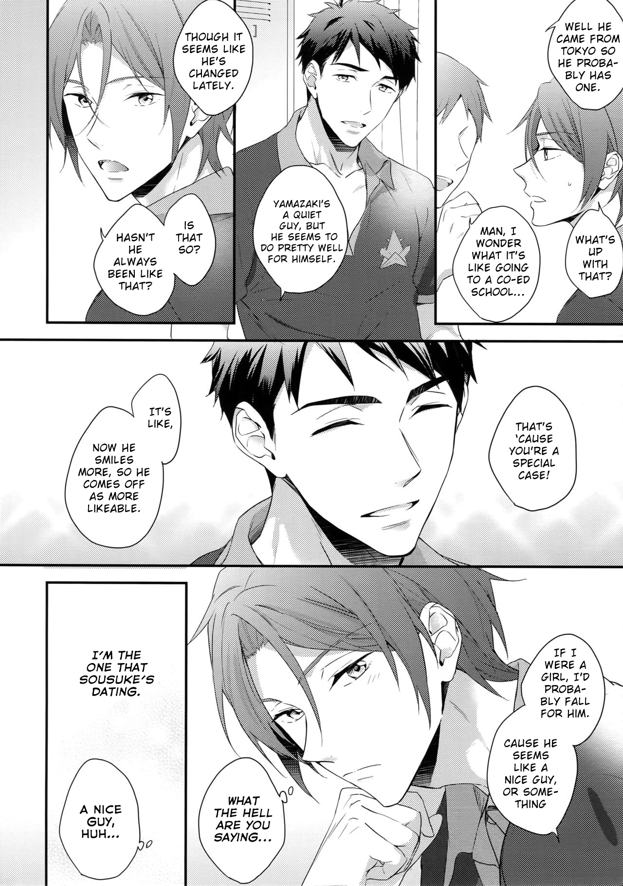 (C90) [PureSlider. (Matsuo)] Matsuoka Rin no Hajimete Zenbu. | Rin Matsuoka's First Everything (Free!) [English] [Nemu] page 5 full