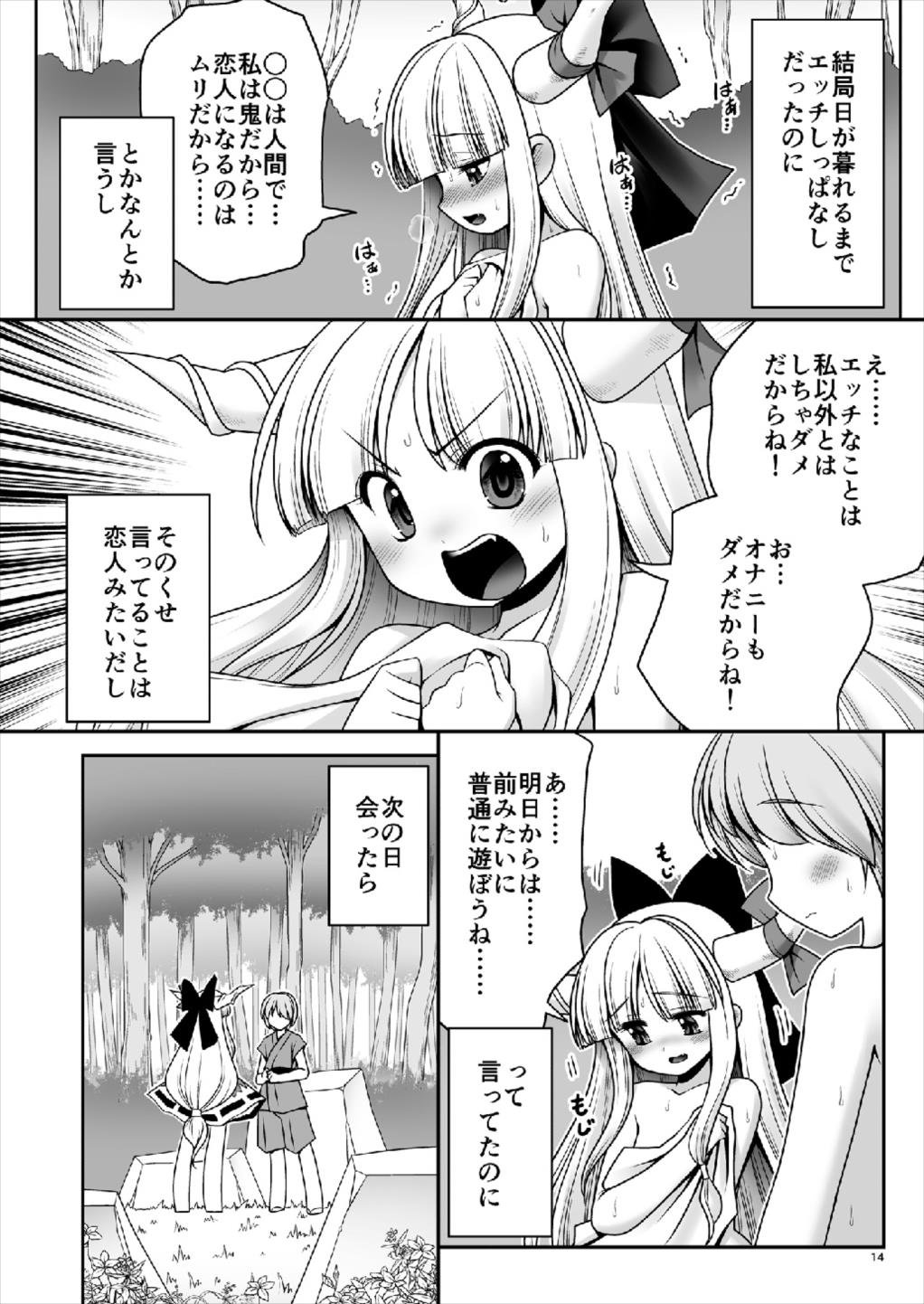 (Daikyuushuu Touhousai 29) [Yosutebito na Mangakaki (Tomoki Tomonori)] Boku no Kawaii Komatta Kooni (Touhou Project) page 14 full