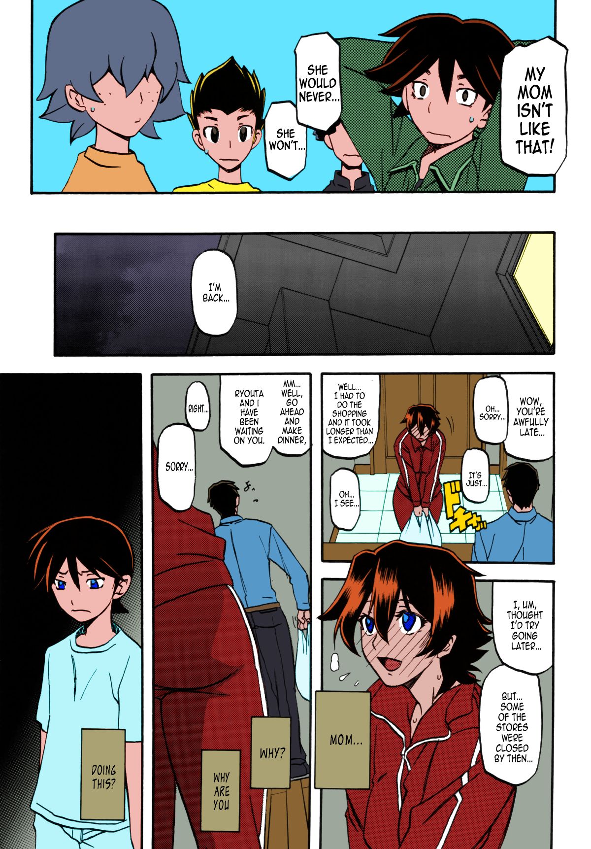(C84) [Sankaku Apron (Sanbun Kyoden, Umu Rahi)] Akebi no Mi - Yuuko [English] [B.E.C. Scans] [Colorized] page 19 full