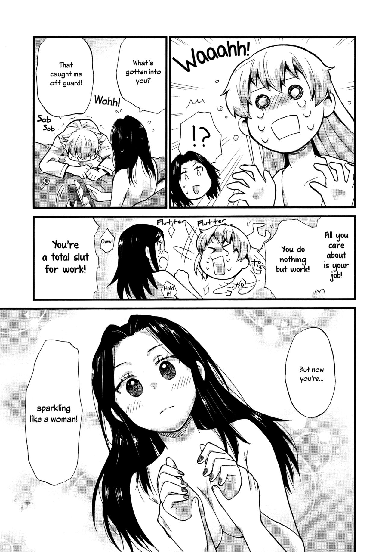 [Ono Hiroki] Mayonaka Yonaka no Accept Ch. 4 (Mebae Vol. 5 - Vivid Girls Love Anthology) [English] [Yuri-ism] page 18 full