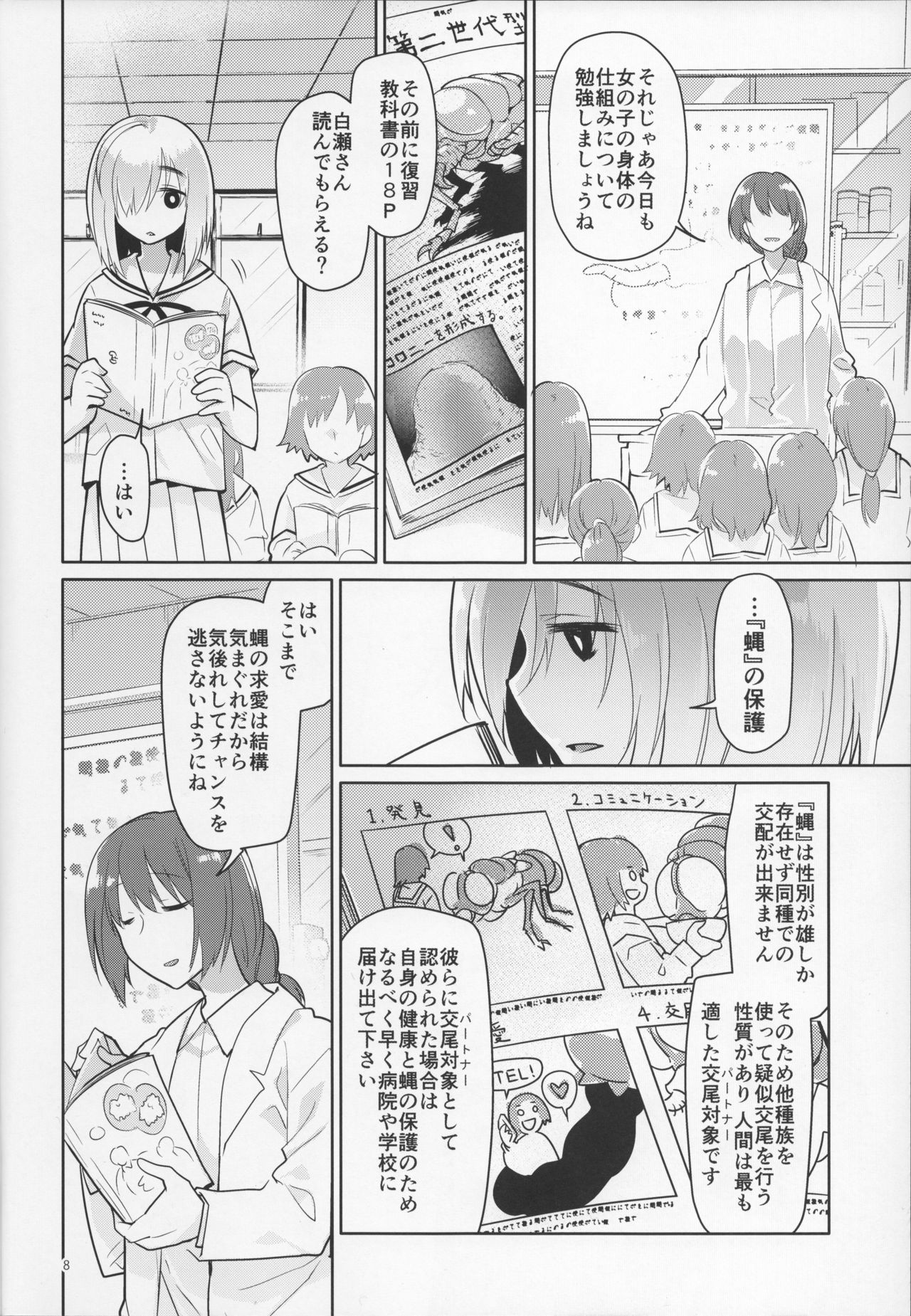 (C92) [KashiNoKi (Midori No Rupe)] Uchuujin no Ie - Home of alien page 7 full