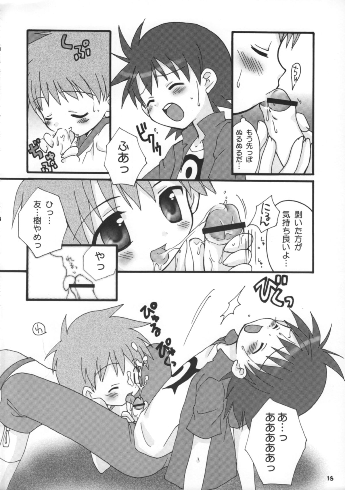 (C62) [Houkago Paradise (Sasorigatame)] Tin Tin Town! (Digimon Frontier) page 17 full