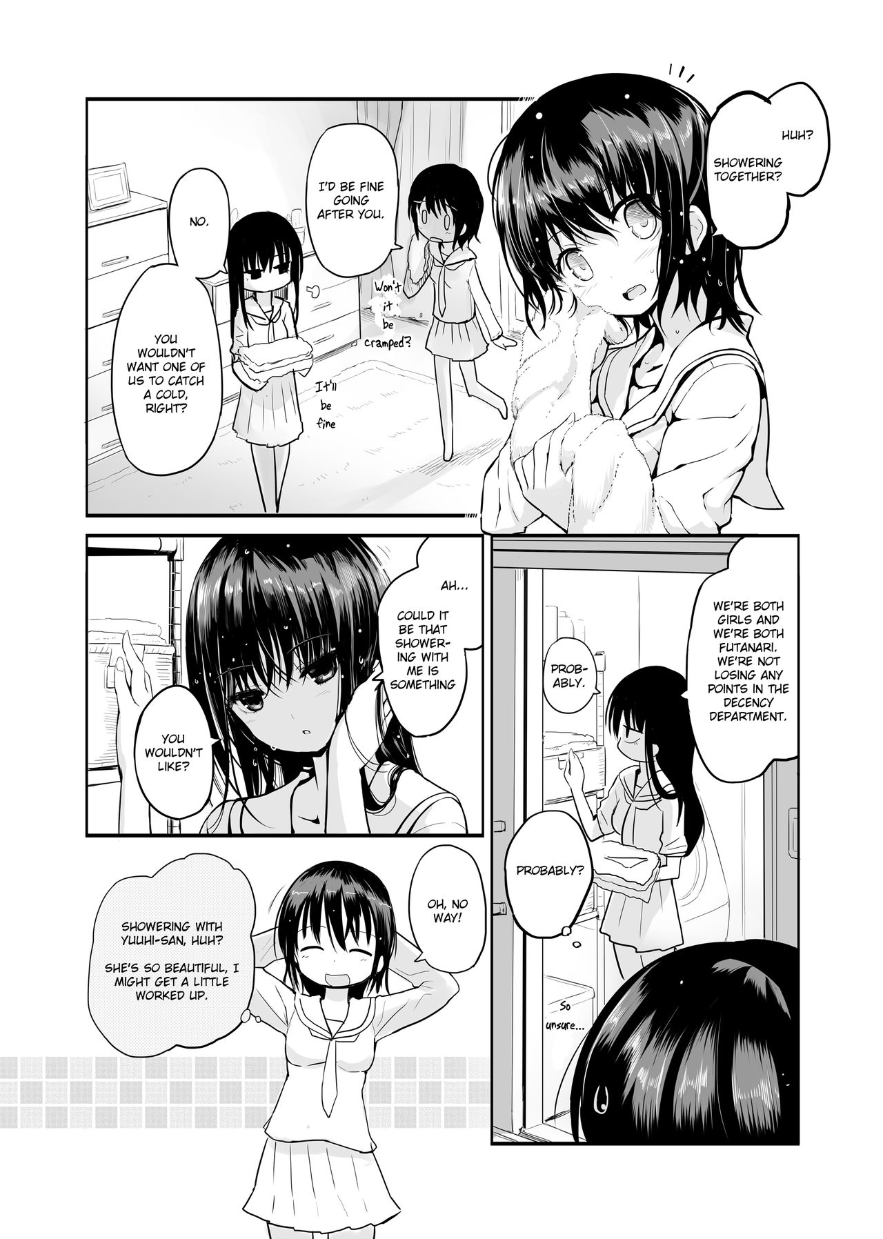[Efuya (Messy)] Futanari Rainy Day [English] [Heavenchai] [Digital] page 4 full