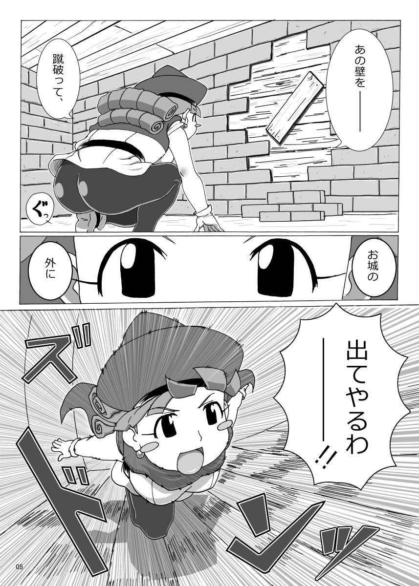 [Bokiya (Takaryo)] Pocchari Hime no Bouken (Dragon Quest IV: Michibikareshi Monotachi) page 5 full