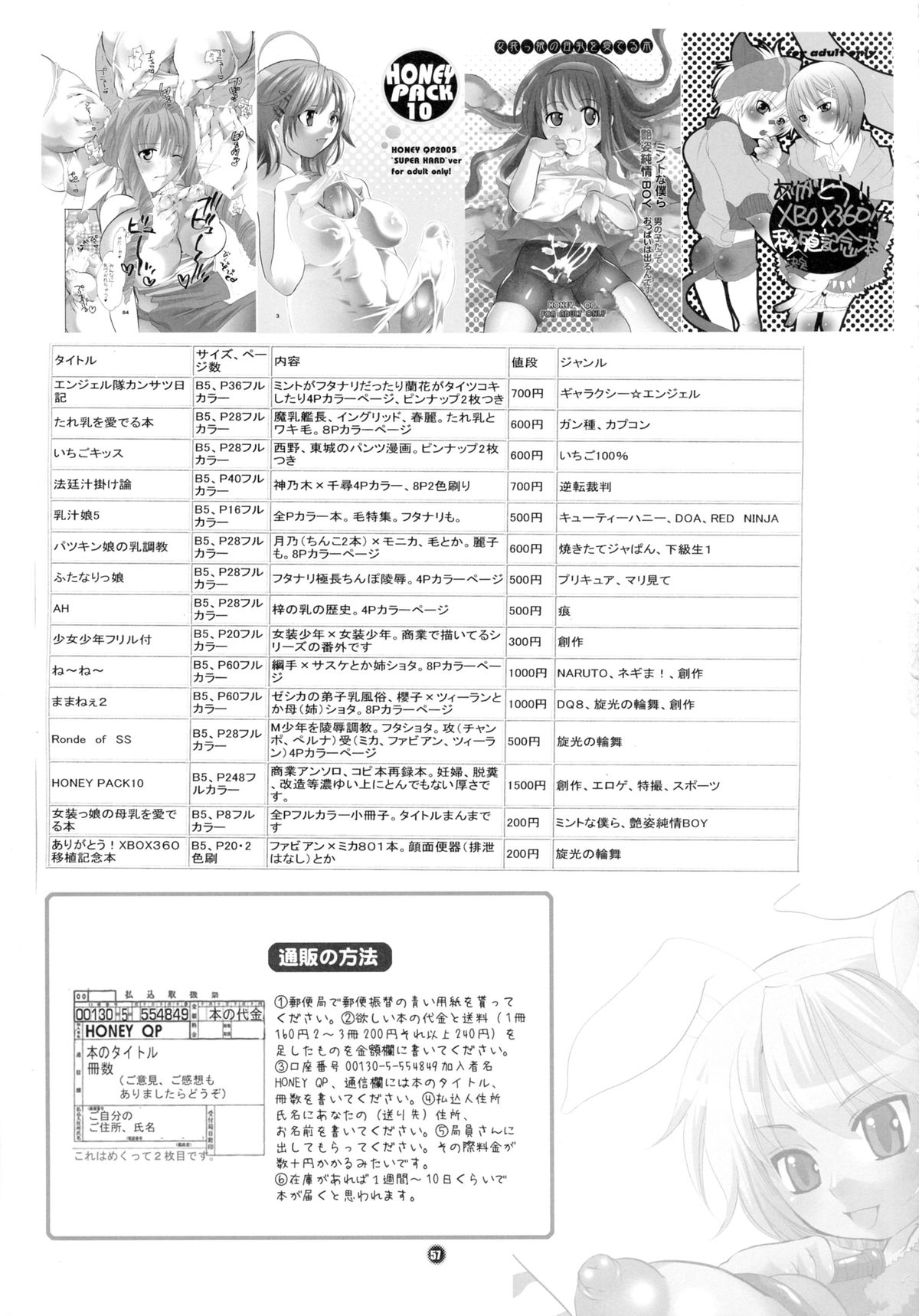 (C69) [HONEY QP (Inochi Wazuka)] M-o. o Produce page 57 full