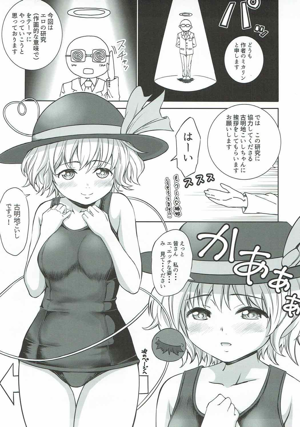 (Shuuki Reitaisai 4) [Studio P.M.Y (Mikarin)] Ecchi na Kenkyuu Koishi-chan no Baai (Touhou Project) page 2 full