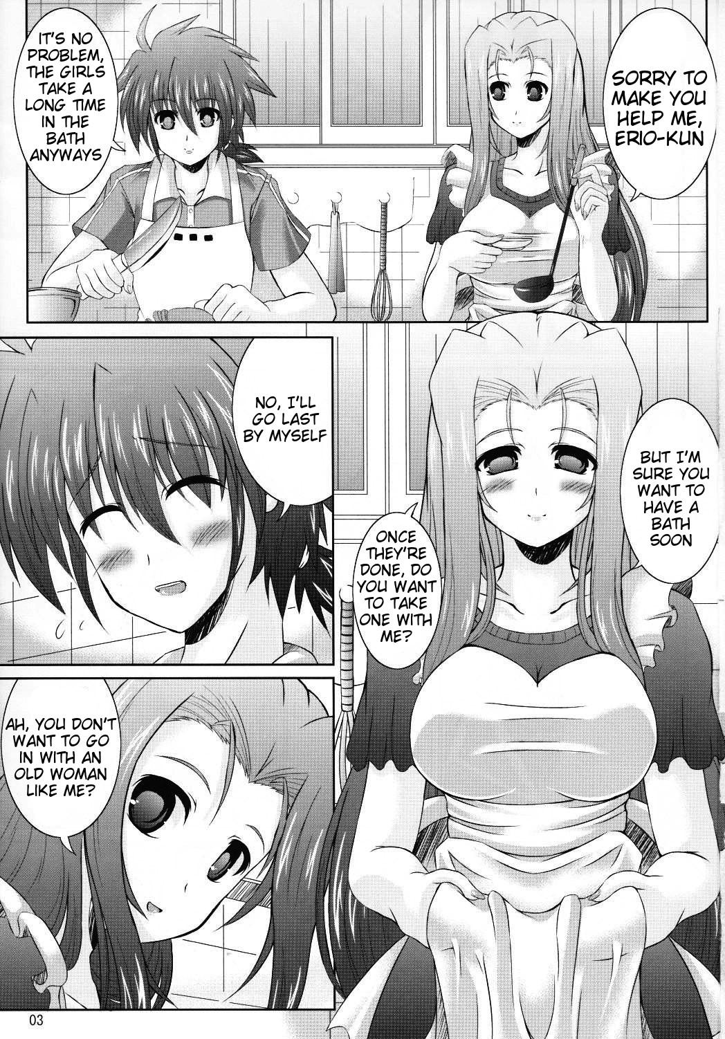 (COMIC1☆7) [Utanone Dou (Utanone Sion)] Mega☆Pai | Mega☆Tits (Mahou Shoujo Lyrical Nanoha) [English] [Tigoris Translates] page 3 full