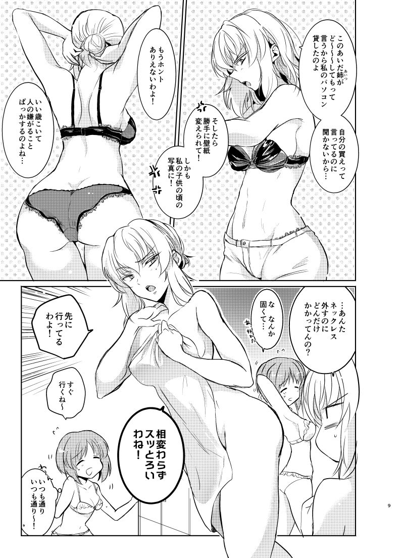 [Tetsukazuno Ao. (Emilio)] Futarikiri no Natsu (Girls und Panzer) [Digital] page 8 full