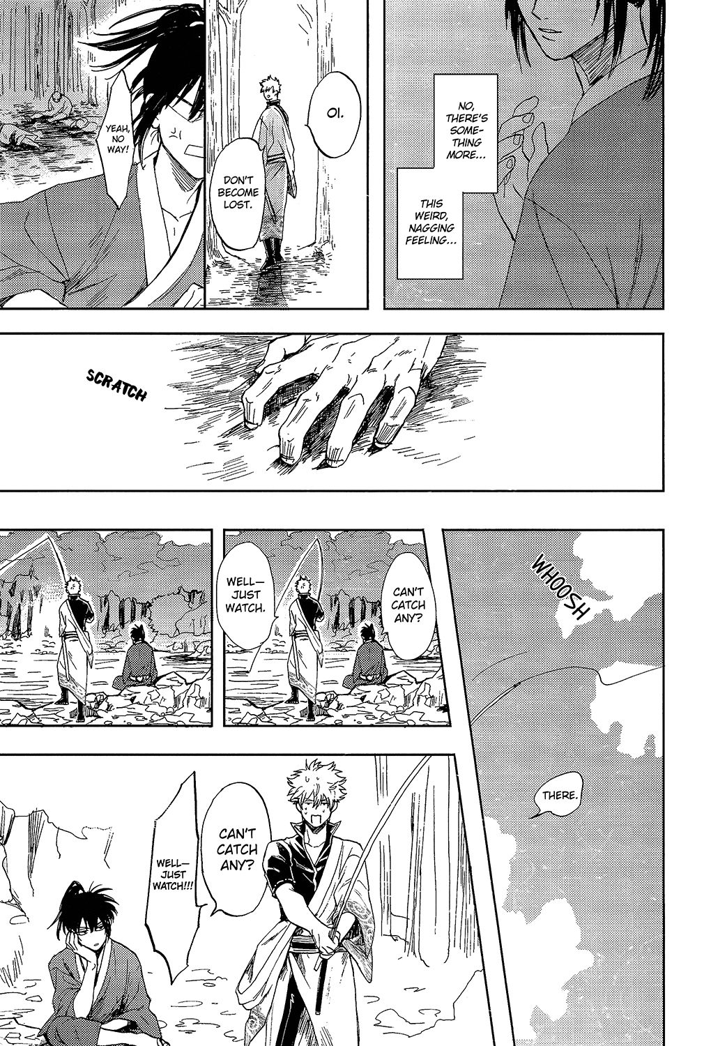 (C94) [Gekirin (Syaku)] Yowacchimauze | Become Weak (Gintama) [English] [Baragaki Scans] page 35 full