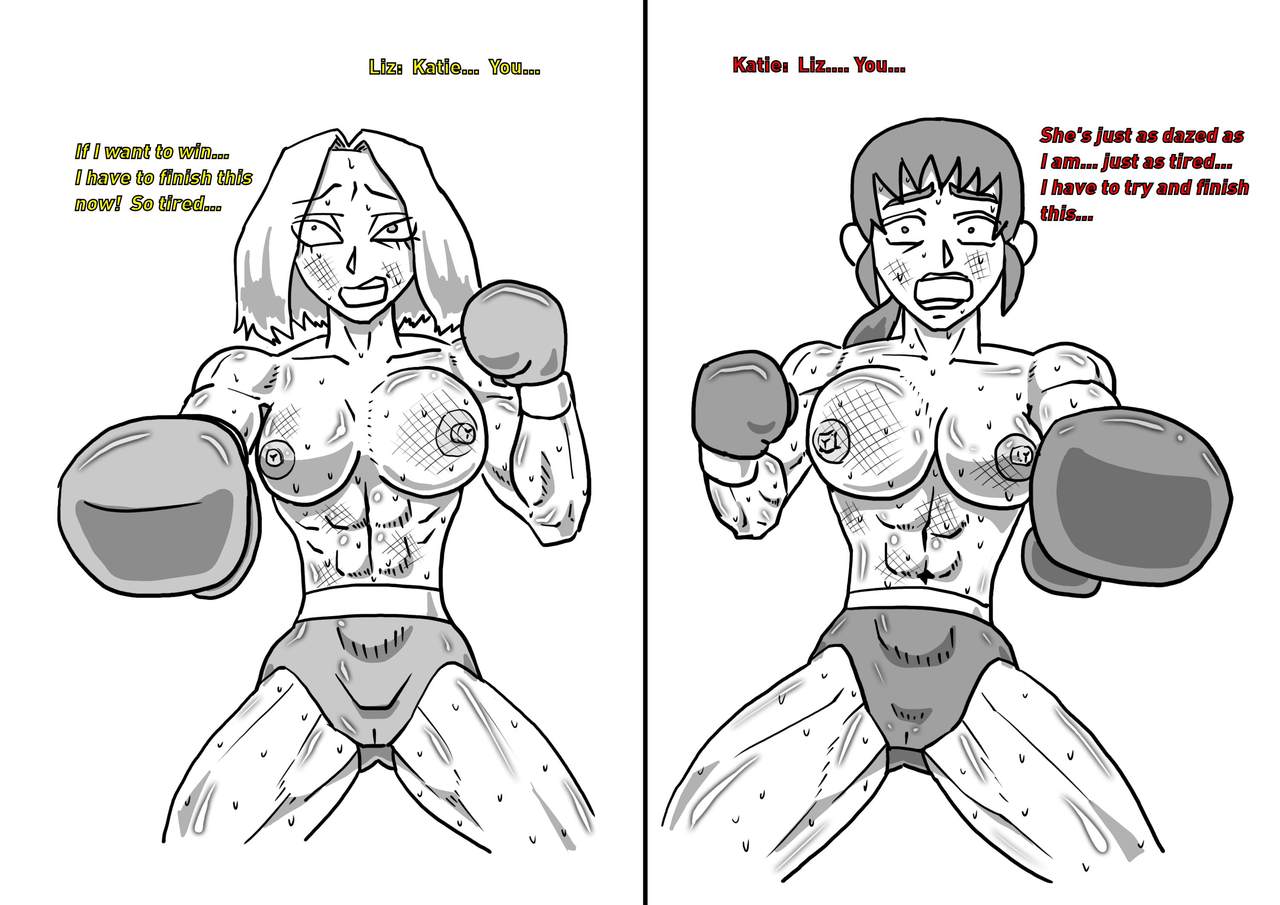 [Allesey] Boxing Girls Katie vs. Liz Rounds 1-4 (English) Plus Bonus Sisters Round page 13 full