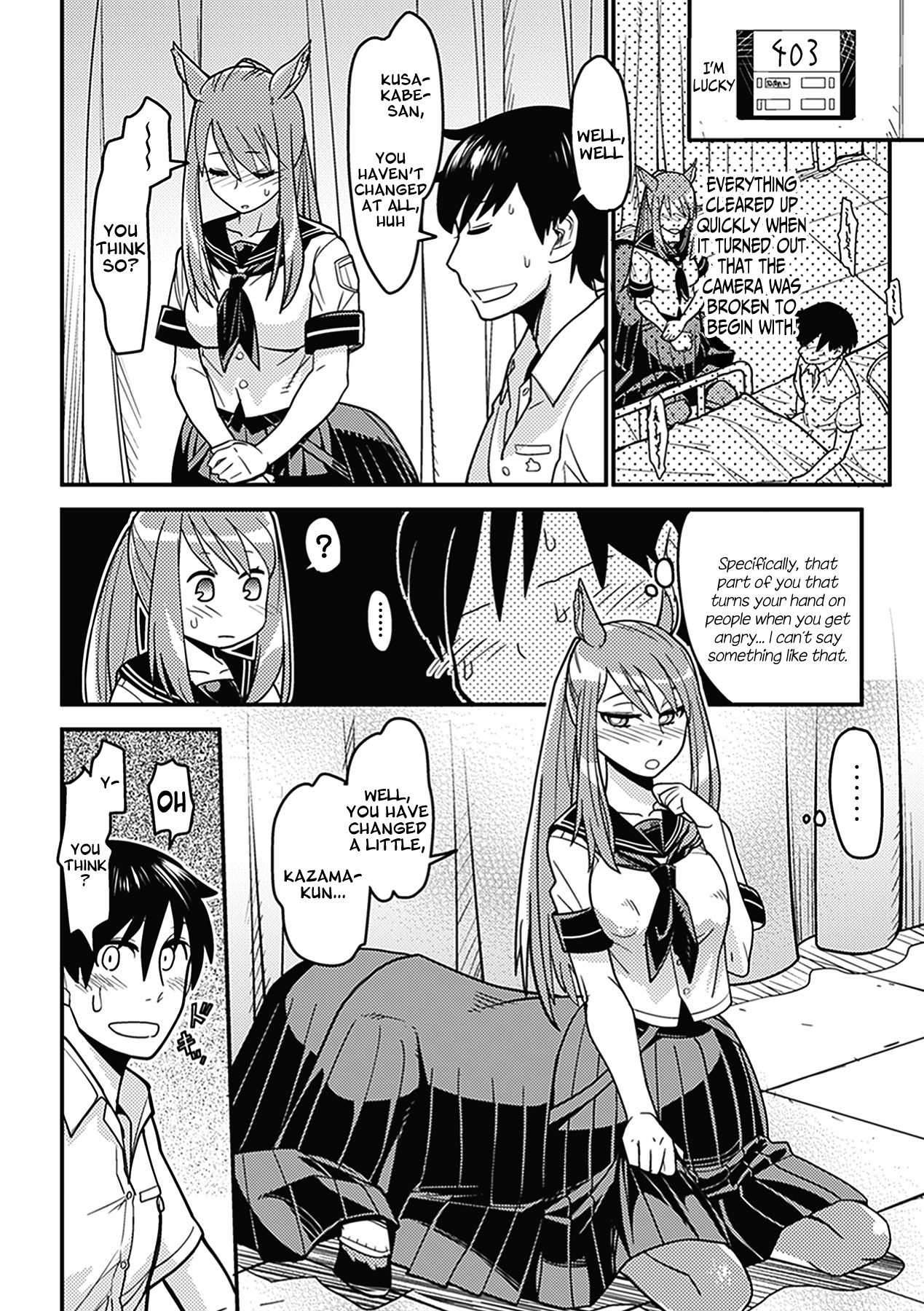 [Kuroshiki] Ja Ja Uma Sailor Fuku | Wild Horse In A School Uniform (Bessatsu Comic Unreal Monster Musume Paradise Vol. 2) [English] =LWB= [Digital] page 4 full