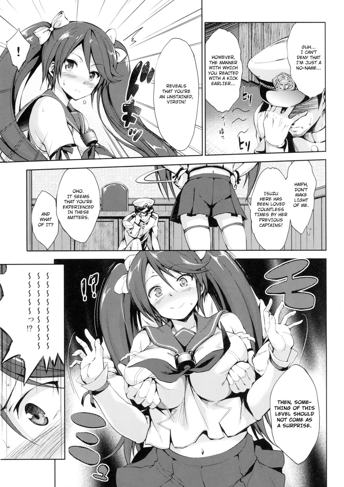 (C86) [Jouji Mujoh (Shinozuka George)] Isuzu Ikunyuu Nisshi | Isuzu Breast Training Journal (Kantai Collection -KanColle-) [English] [L-san] page 6 full