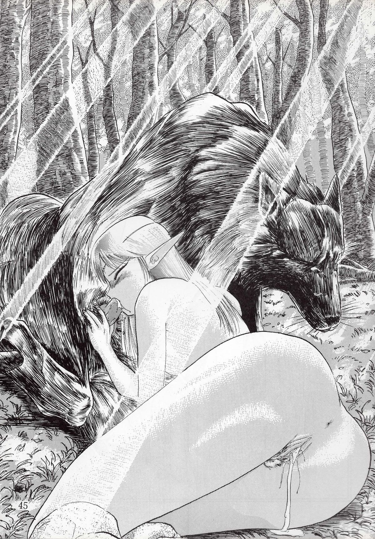 (C37) [Waku Waku Doubutsuen (Tennouji Kitsune)] Elf no Musume - Die Elfische Tochter (Record of Lodoss War) page 45 full