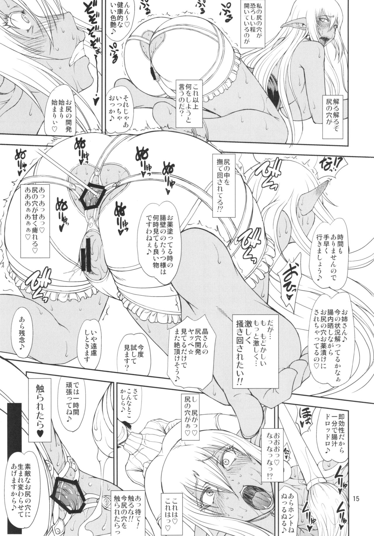 (C89) [Majimadou (Matou)] Ka no Kuni nite Kuruizaku Fushou no Konomi ni... + Paper (Gate: Jieitai Kanochi nite, Kaku Tatakaeri) page 15 full