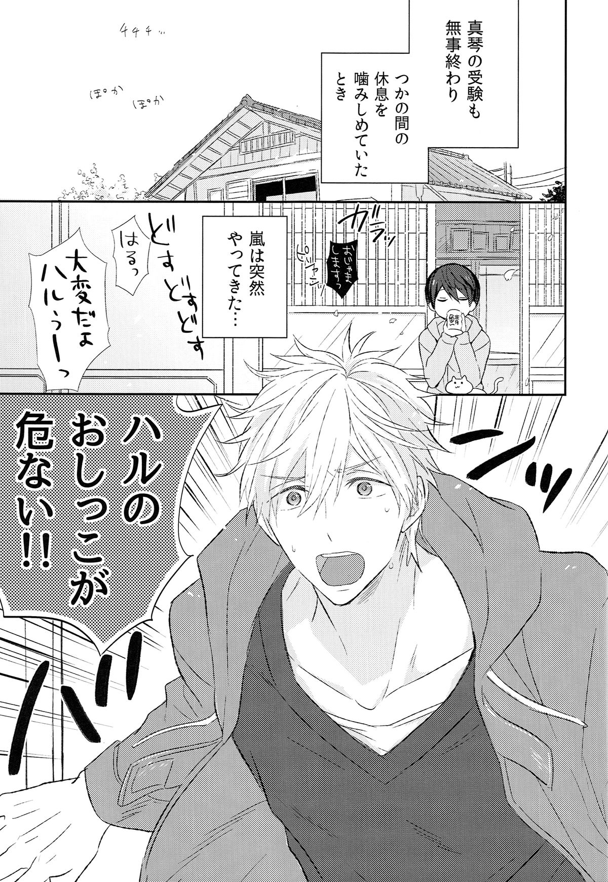 (HaruCC20) [Sneeeze (Kubu)] Yokou Enshuu (Free!) page 5 full