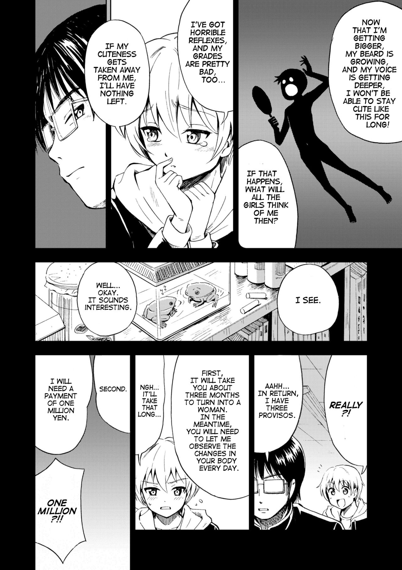 [Yoshida Gorou Shokai (Yoshida Gorou)] Onnanoko ni Naru Kusuri | Feminzation Drug [English] [Digital] page 6 full