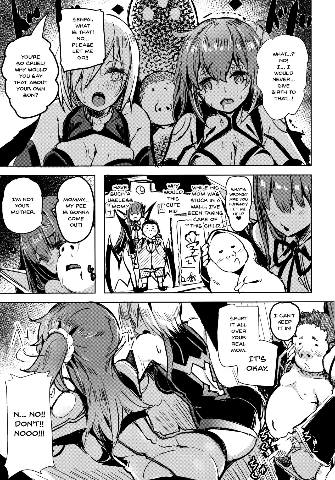 (C95) [kanemasita (Kaneta)] BB mama to ko buta-san | Mommy BB and Little Piggy (Fate/Grand Order) [English] {Doujins.com} page 4 full