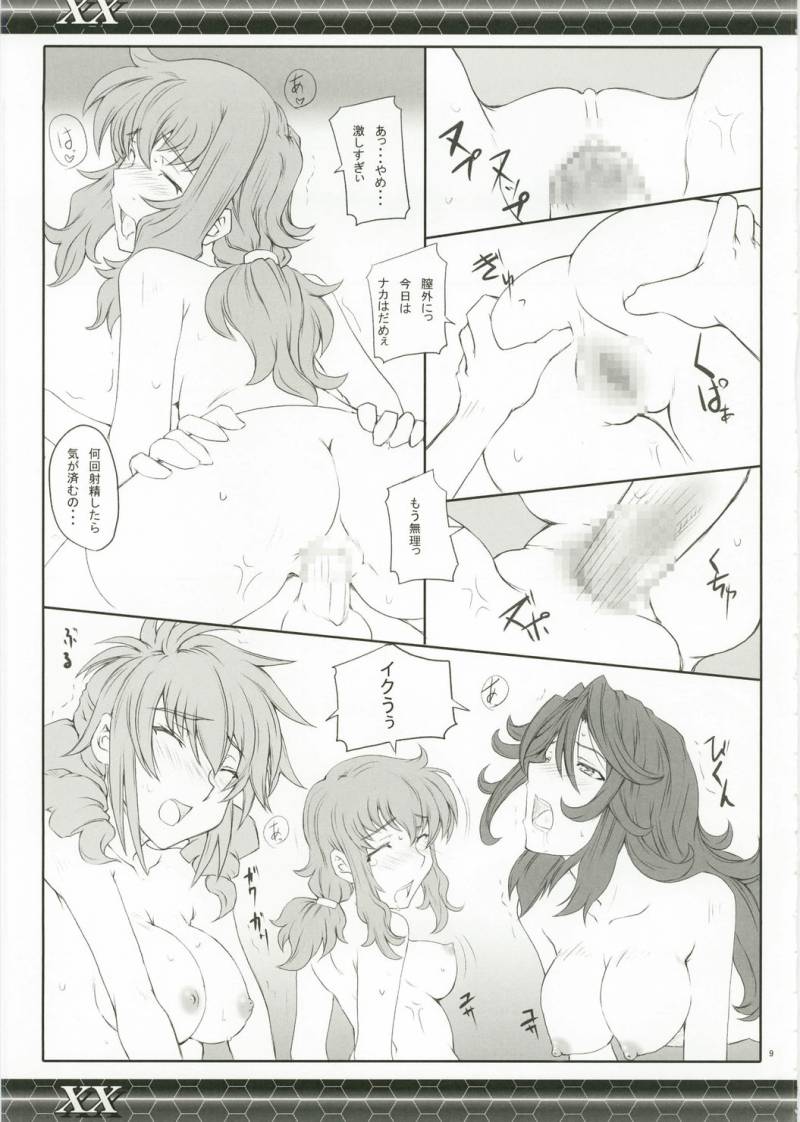 (C73) [Zi (Mutsuki Ginji)] XX (Gundam 00、Lucky Star) page 9 full