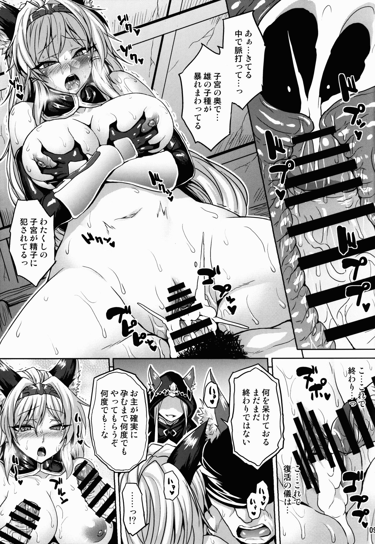 (C91) [Nounai Ekijiru (Somejima)] Royal Slave (Granblue Fantasy) page 9 full