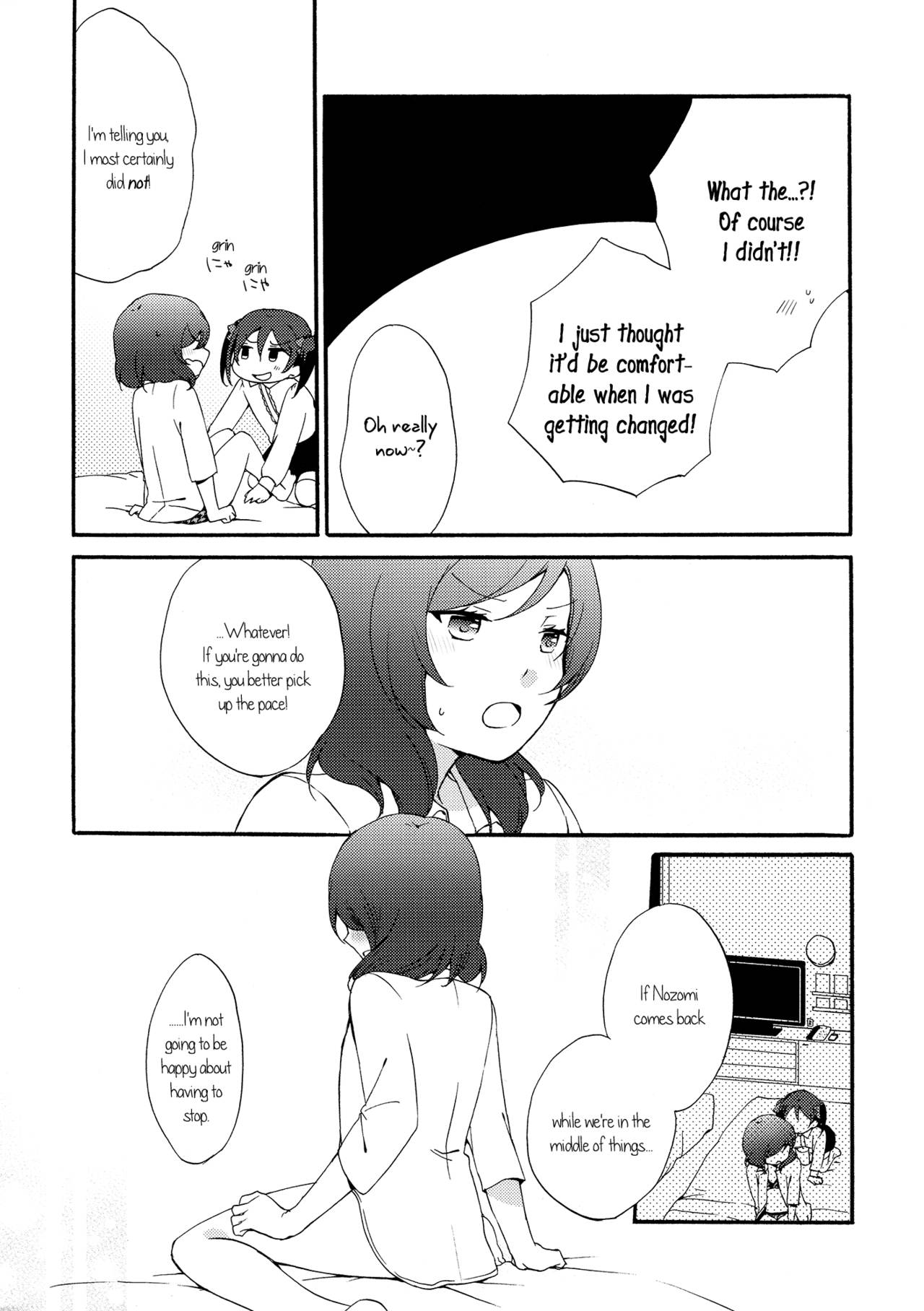 (C88) [Niratama (Sekihara, Hiroto)] Private Tsunderation Round 4 (Love Live!) [English] [GiB] page 8 full