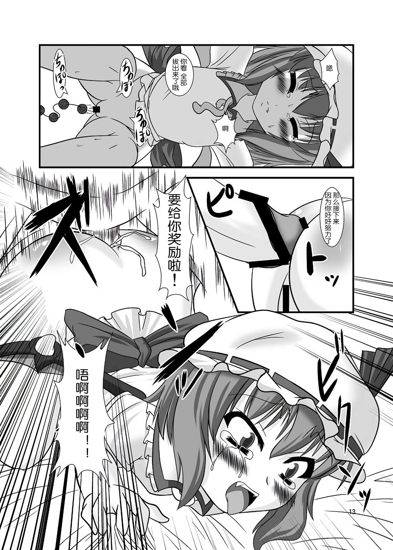 (C76) [Endless Requiem (yasha)] Midare Gensou -Remilia hen- (Touhou Project) [Chinese] [随手汉了个化] page 13 full