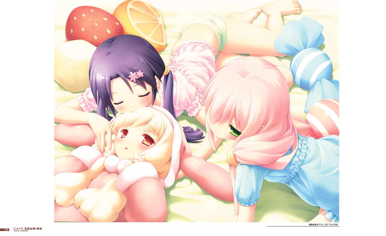 Cafe Sourire Visual Fanbook page 15 full