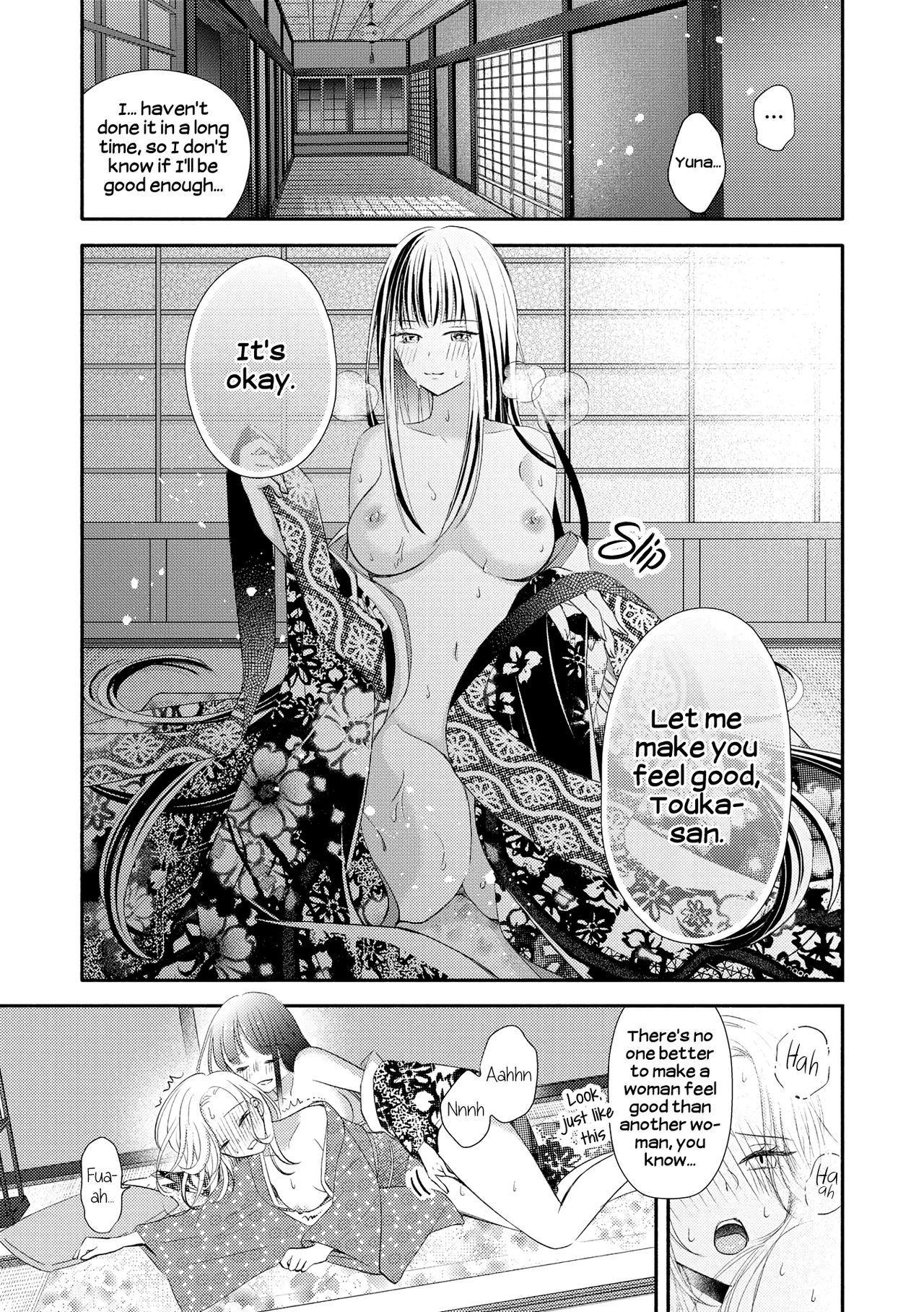 [Renjou Hani] Kaori ni Tsutsumarete | Wrapped in Fragrance (Les Fuuzoku Anthology) [English][Digital] page 9 full