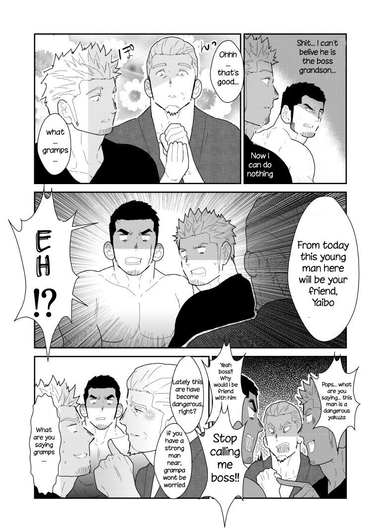 [Sorairo Panda (Yamome)] Moshimo Yakuza no Atama no Ue ni Otoko no Pants ga Ochite Kitara. | What if Men’s Underwear Falls Down on a Yakuza’s Head [English] page 40 full