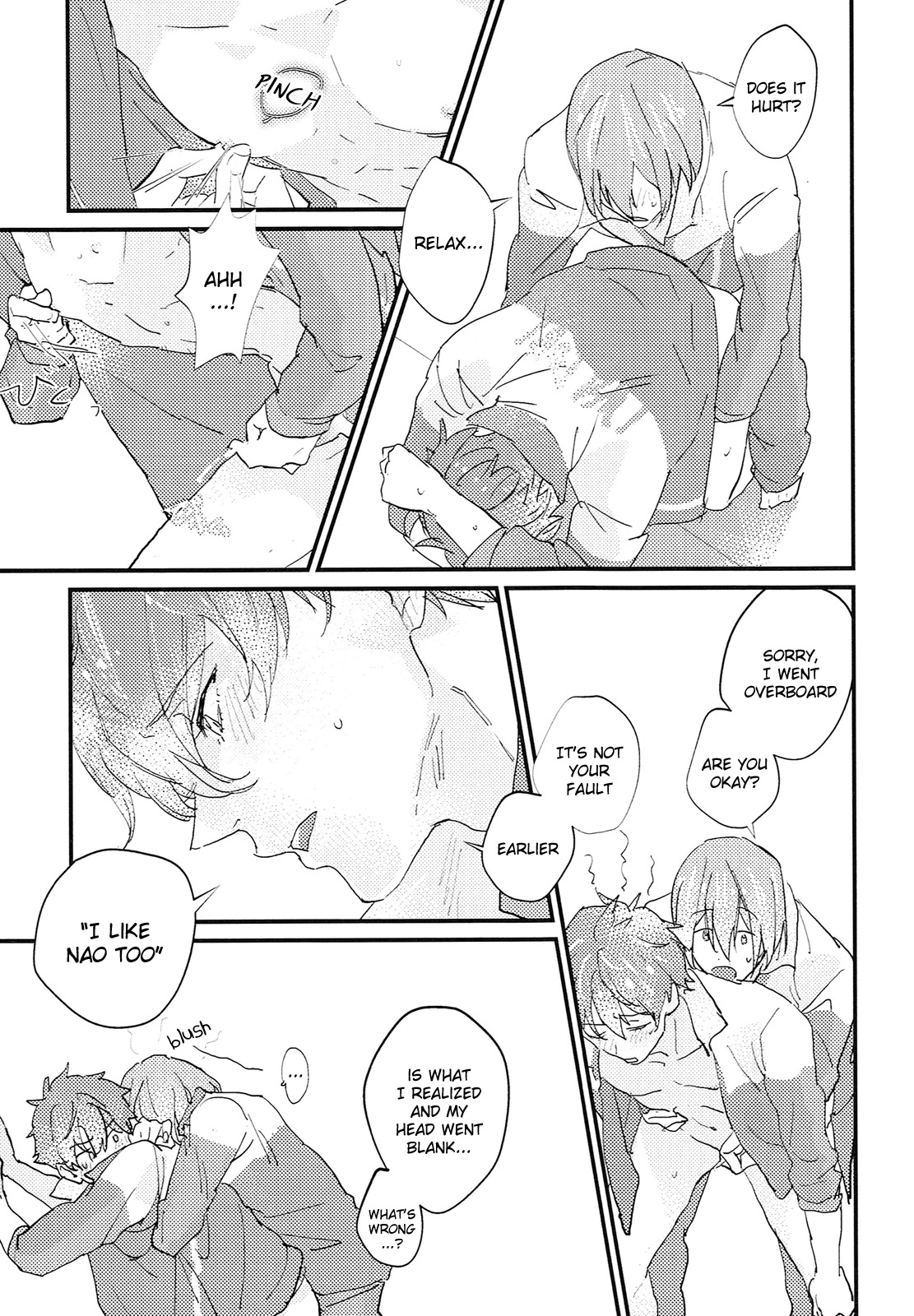 (C89) [Phlodexy, POROROCA (Yamano, Yoneji)] Better Half (High☆Speed! Free! Starting Days) [English] [Holy Mackerel] [Incomplete] page 12 full