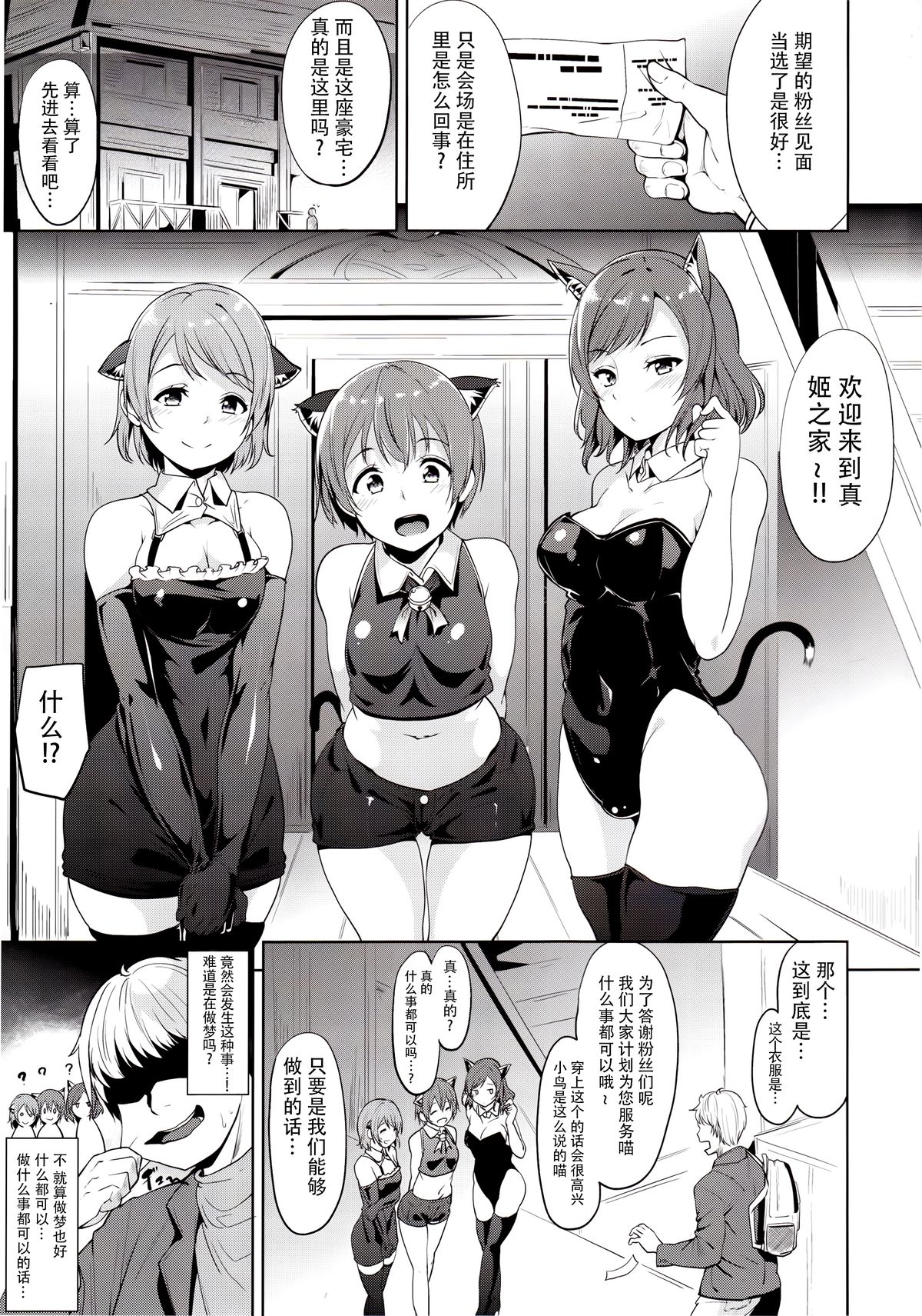 (C89) [Ringoya (Alp)] SECRET FAN MEETING (Love Live!) [Chinese] [脸肿汉化组] page 3 full