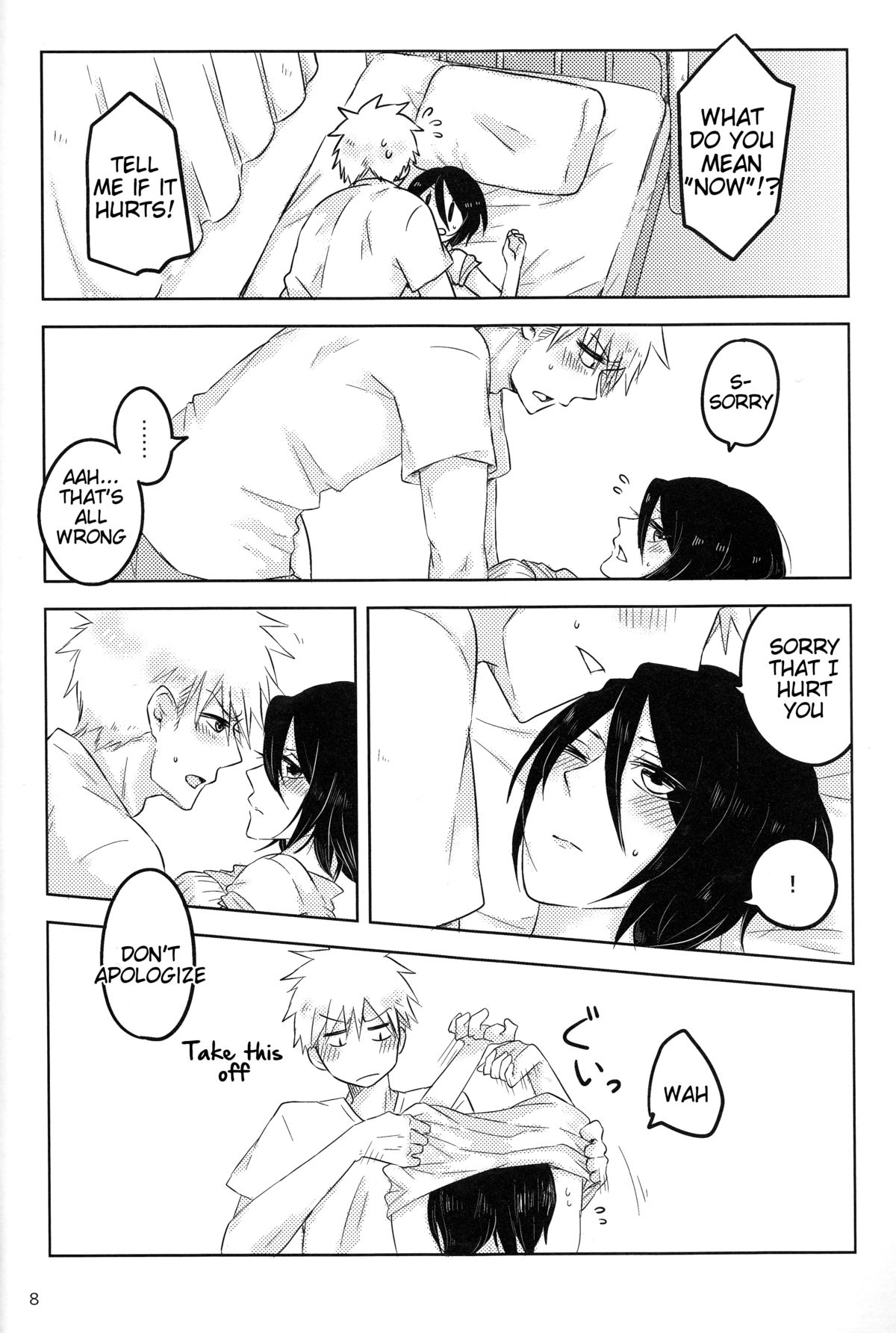 (CCOsaka101) [Candeliere (Matsuyo)] Otona no Tame no Ichiruki Anthology Kiss &! (BLEACH) [English] [Tigoris Translates] page 8 full