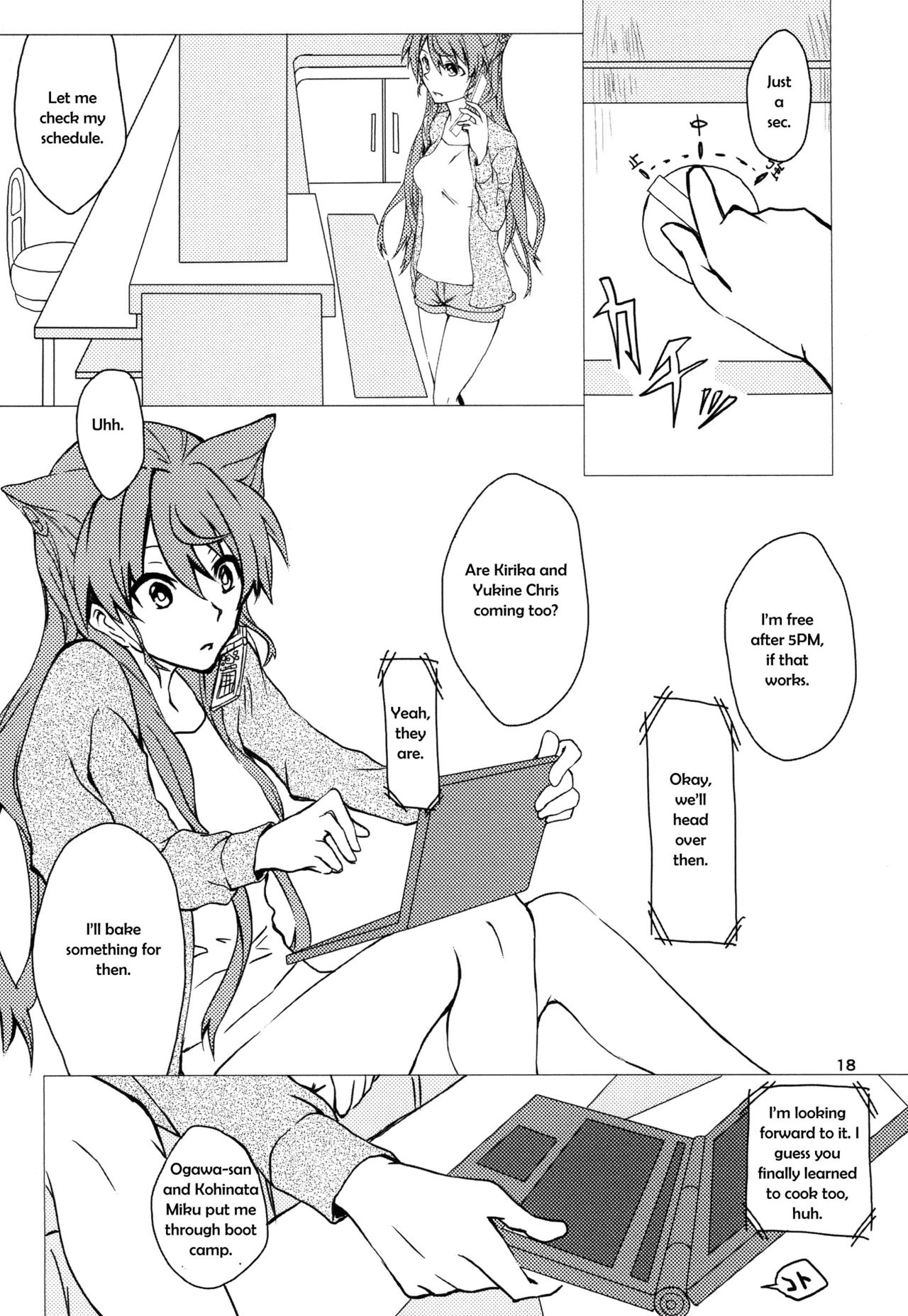 (C85) [HB (Futoo)] Wunsch (Senki Zesshou Symphogear) [English] {Halcyonvalor & Sexy Akiba Detectives} page 18 full