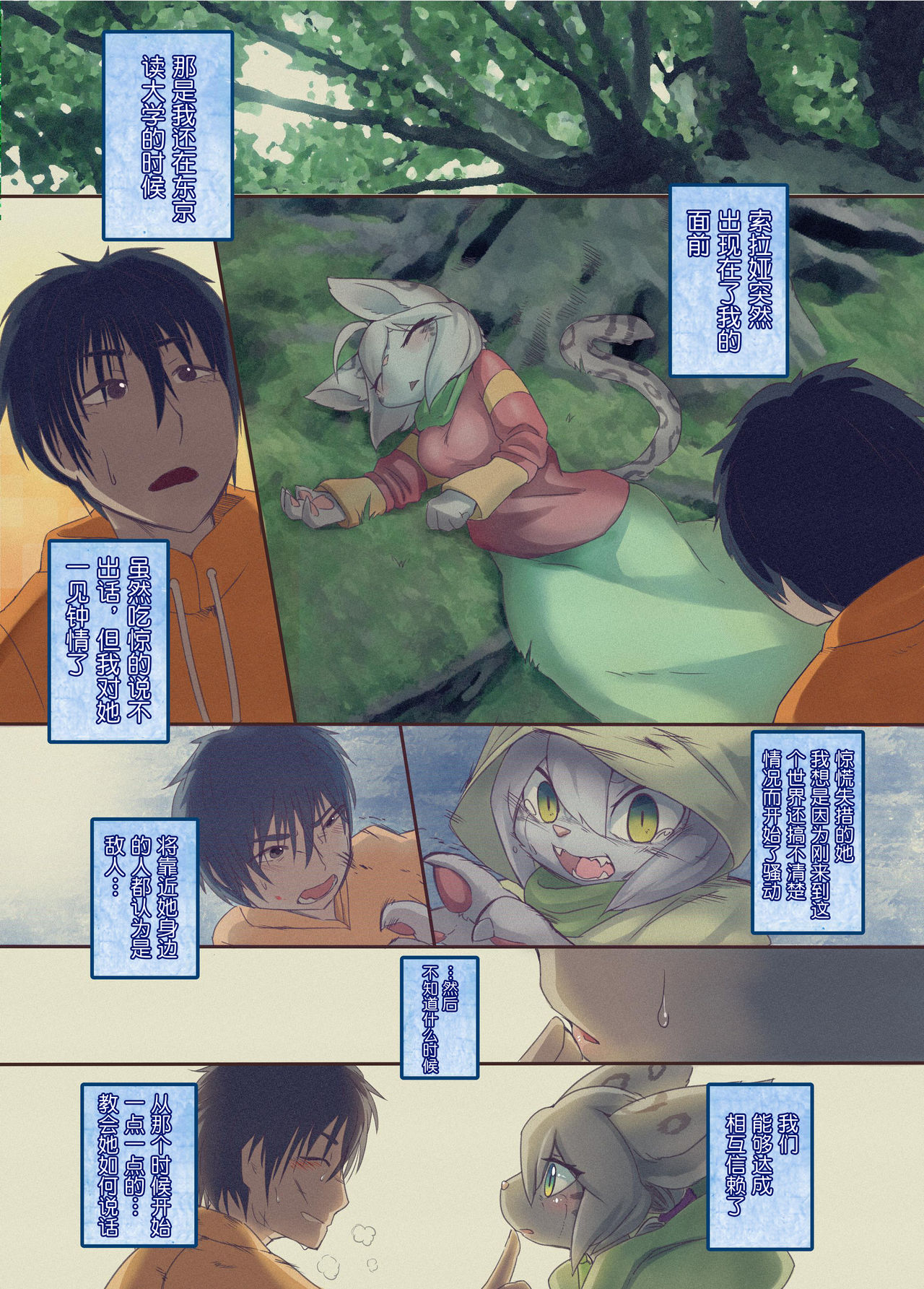 (Kemoket 6) [Tamanokoshi (Tamanosuke)] Uchi no Yome ni wa Shippo ga Atte [Chinese] [肉包汉化组] page 5 full