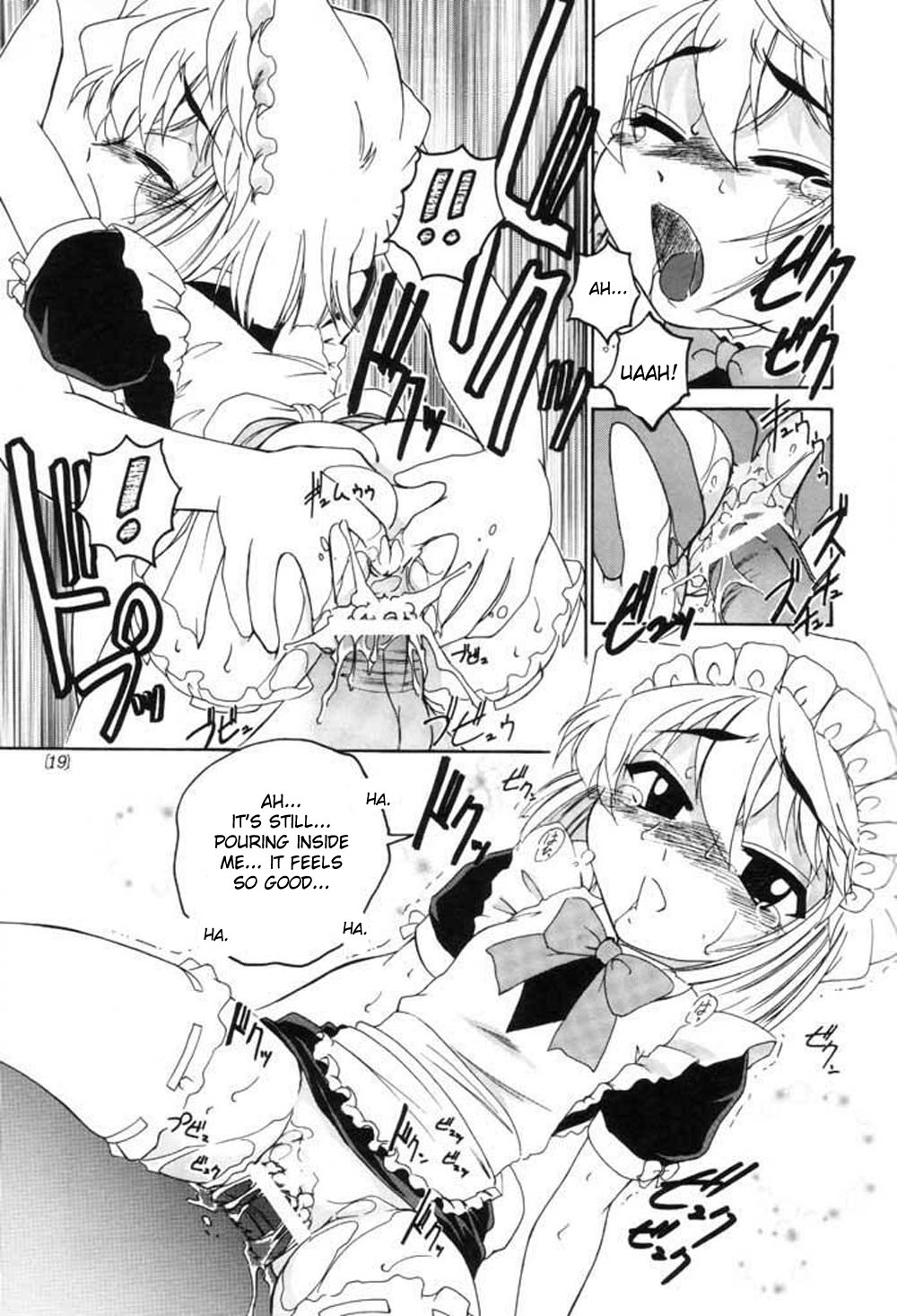 (C61) [Joshinzoku (Wanyanaguda)] Manga Sangyou Haikibutsu 04 (Detective Conan) [English] {desudesu} page 18 full