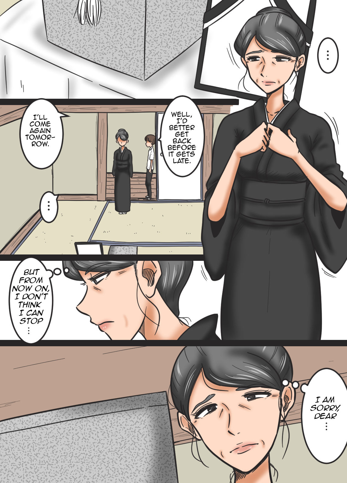 [Mikan Dou] Miboujin to Mago | Widow and Grandson [English][Amoskandy] page 30 full