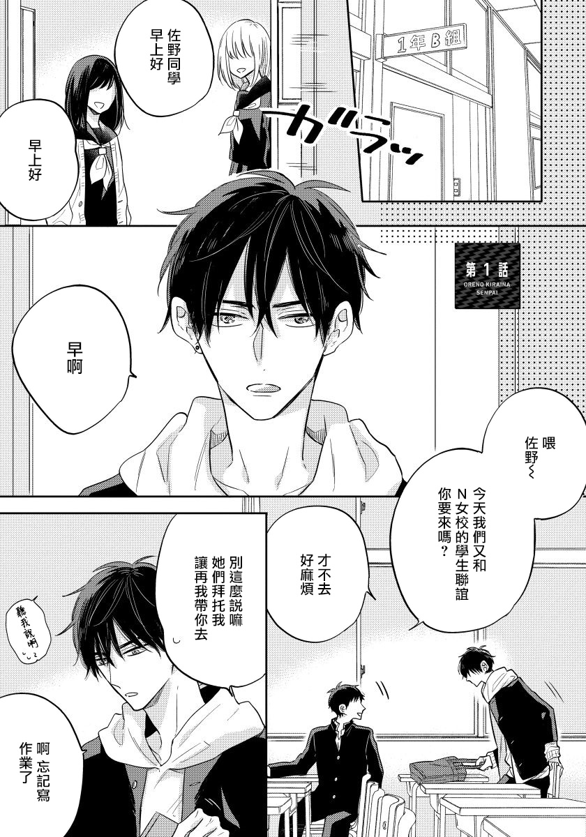 [Haruyama Moto] Ore no Kirai na Senpai | 我的讨人厌前辈 Ch. 1-3 [Chinese] [拾荒者汉化组] [Digital] page 7 full