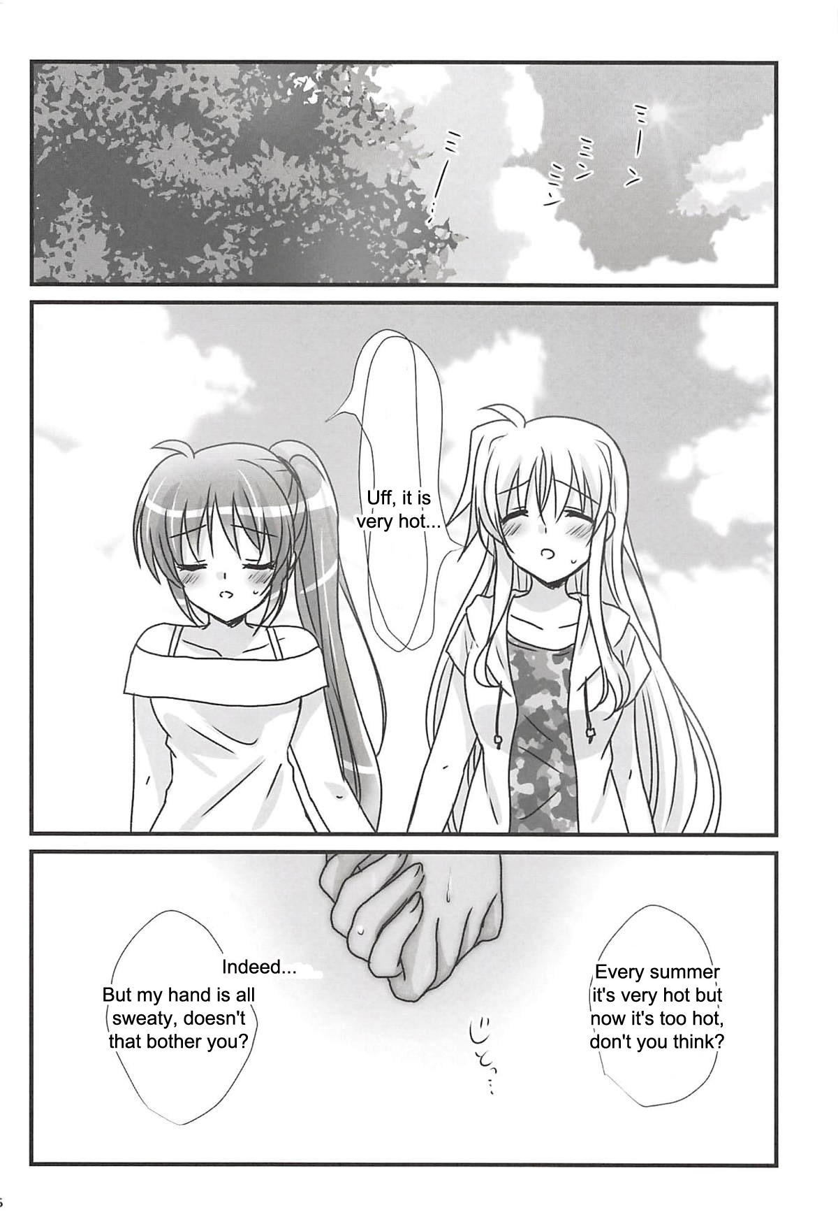 (C94) [Ameiro (Nanashiki)] Natsudoke (Mahou Shoujo Lyrical Nanoha) [English] [Started The Breaker + NanoFate] page 5 full