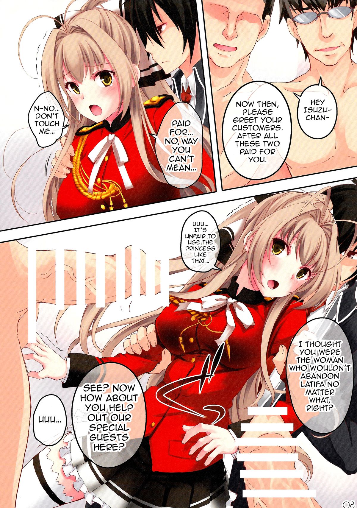 (SC65) [Seven Days Holiday (Shinokawa Arumi, Koga Nozomu)] My Beautiful Dark Deranged Fantasy! (Amagi Brilliant Park) [English] [doujin-moe.us] page 8 full