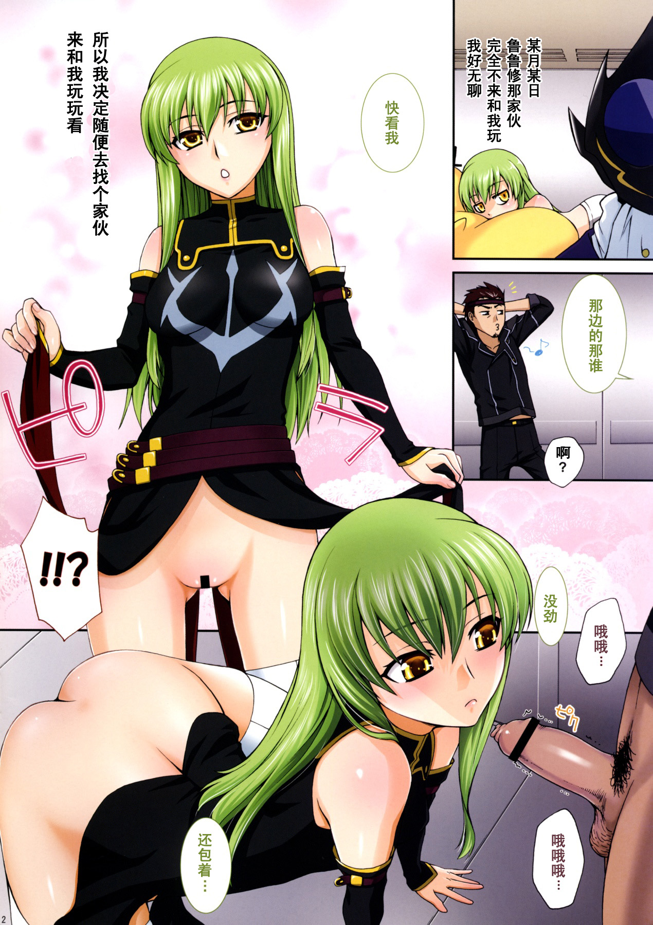 (C75) [KABAYAKIYA (Unagimaru)] Black Diary (Code Geass: Lelouch of the Rebellion) [Chinese] [黑条汉化] page 2 full