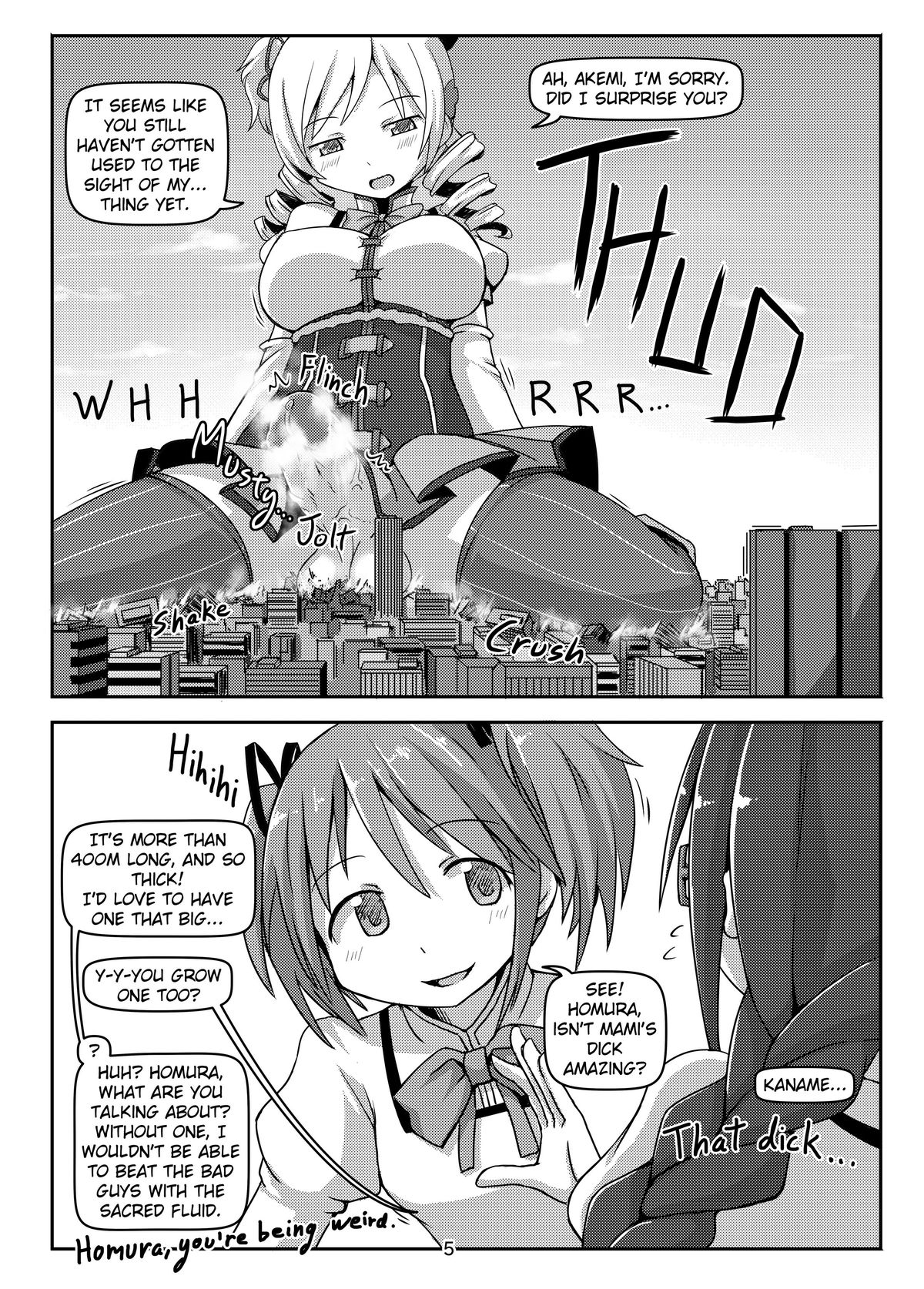 [Ochikonium (Terada Ochiko)] Kyodaika Mahou mo Arundayo!! - Gigantization Magic Exist Too!! (Puella Magi Madoka Magica) [Japanese, English] [Digital] page 22 full