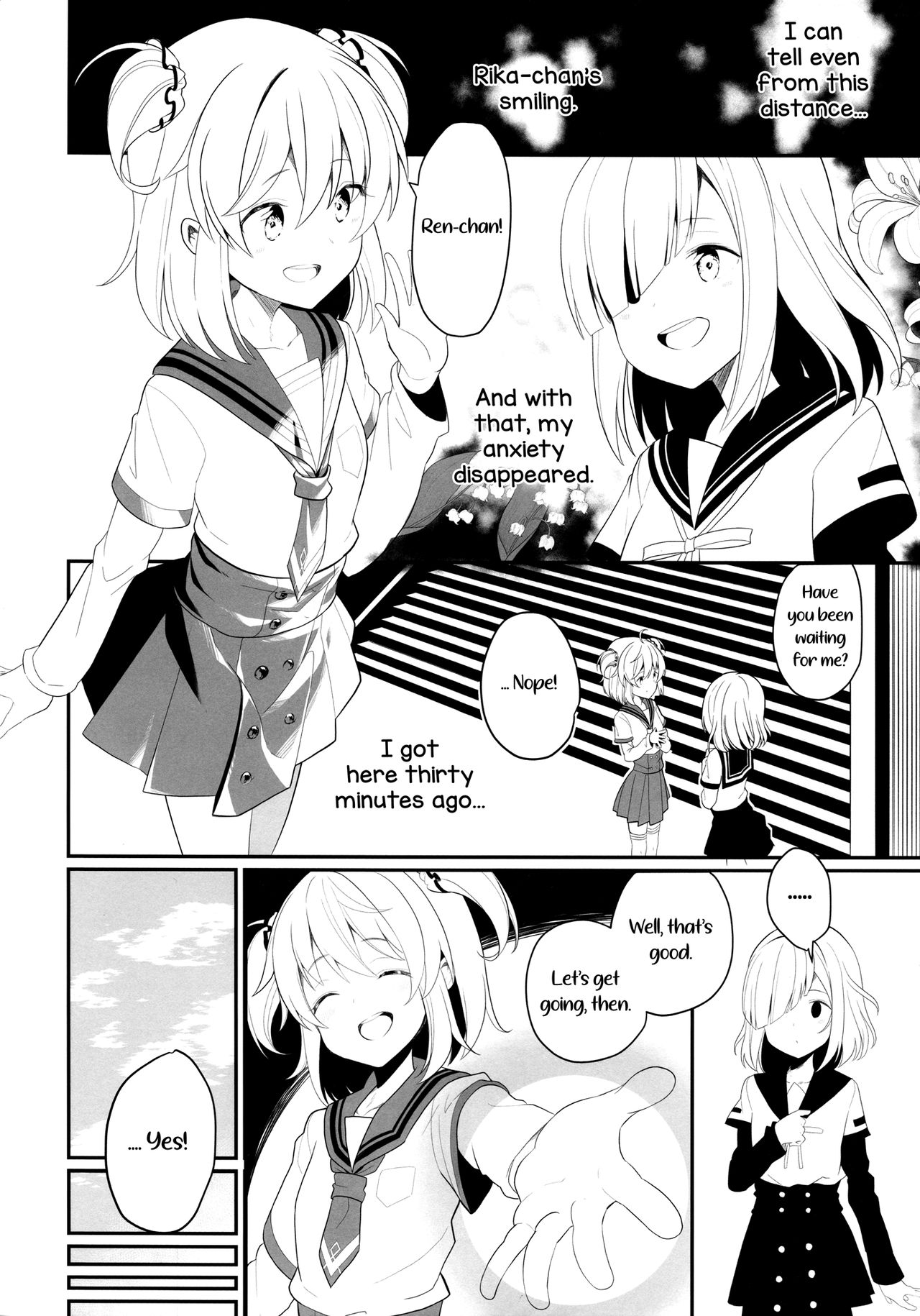 (C95) [House Saibai Mochi (Shiratama Moti, BobCa)] Suzuran no Hanakotoba | Lily of the Valley (Puella Magi Madoka Magica Side Story: Magia Record) [English] [Yuri-ism] page 6 full