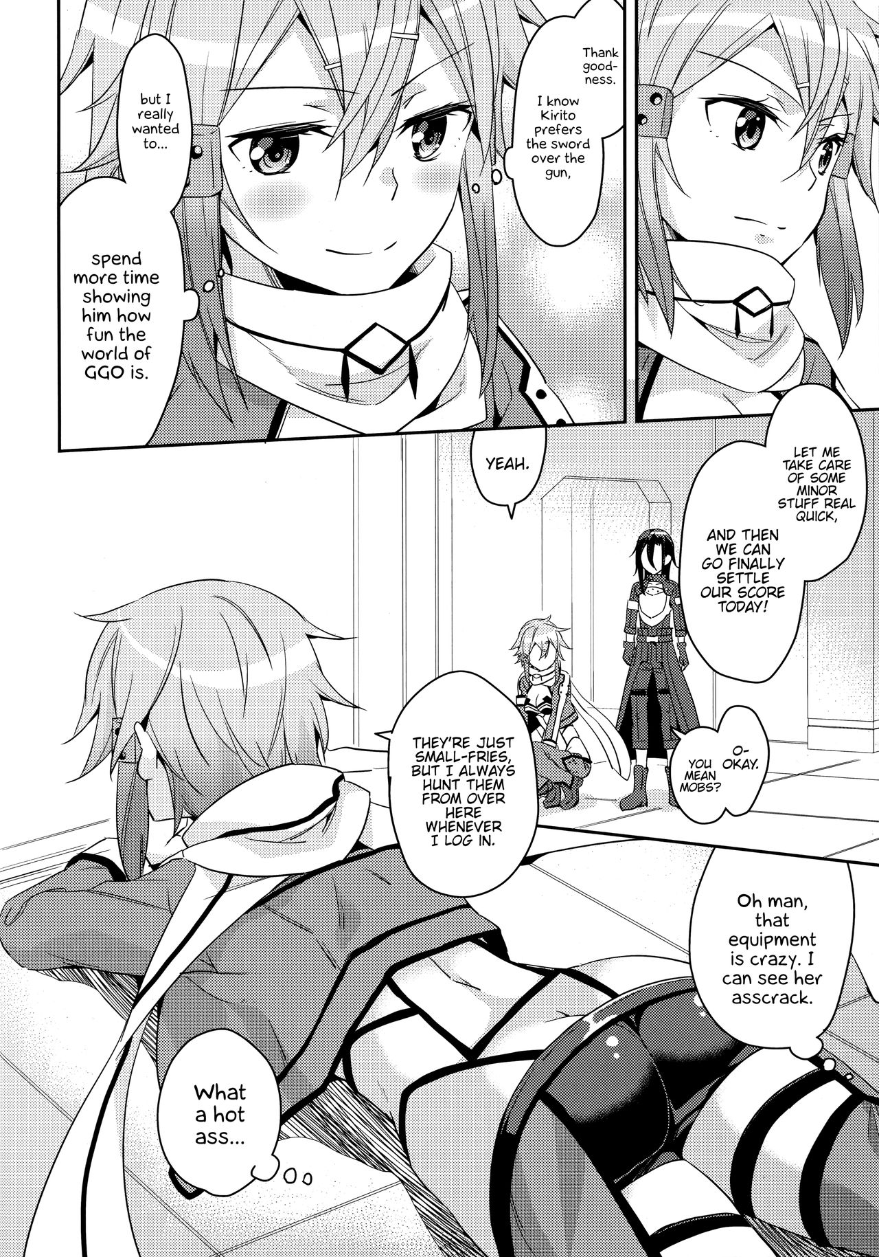 (C86) [Aienkien (Aito Matoko)] GunGunGale Gentei Heroine (Sword Art Online) [English] {Hennojin} page 9 full