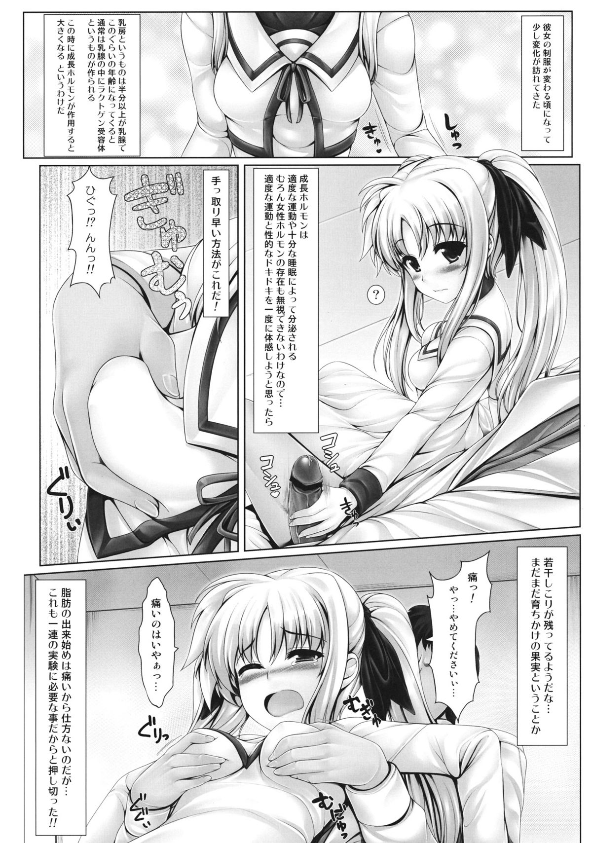 (C81) [Uni no Tane] Jinkou Mahou Shoujo Ikuseiki Jou (Mahou Shoujo Lyrical Nanoha) page 9 full