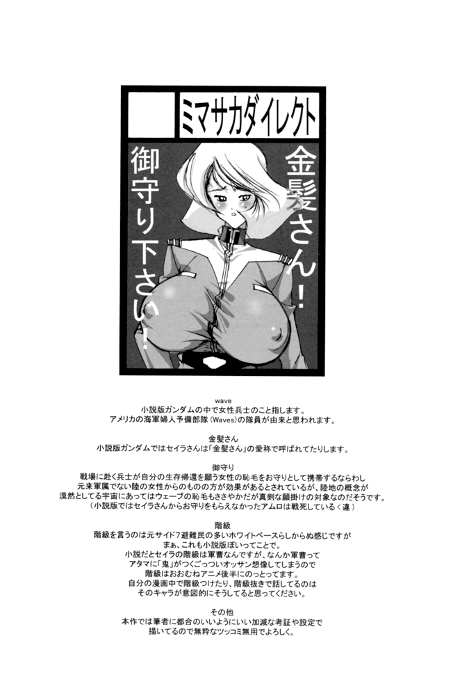 [MIMASAKA DIRECT (Mimasaka Hideaki)] wave (Gundam) page 3 full